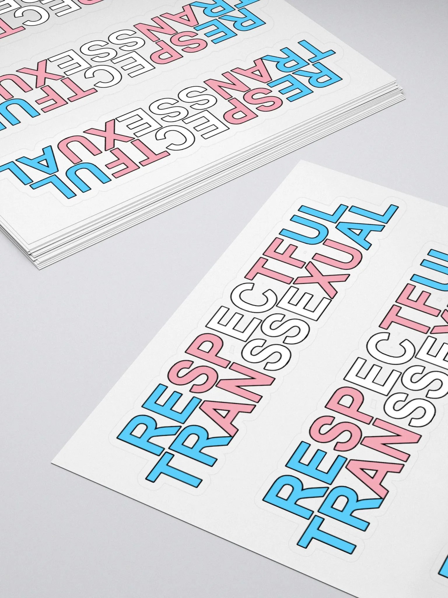 Respectful Transsexual Stickers product image (12)