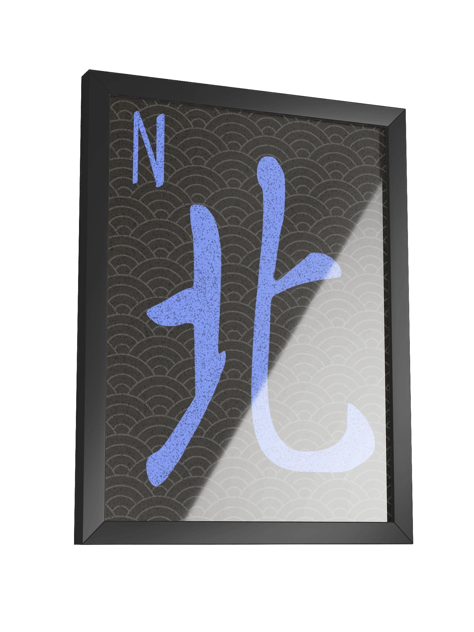 Mahjong North Wind Tile Board Game Room Poster - FRAMED product image (3)
