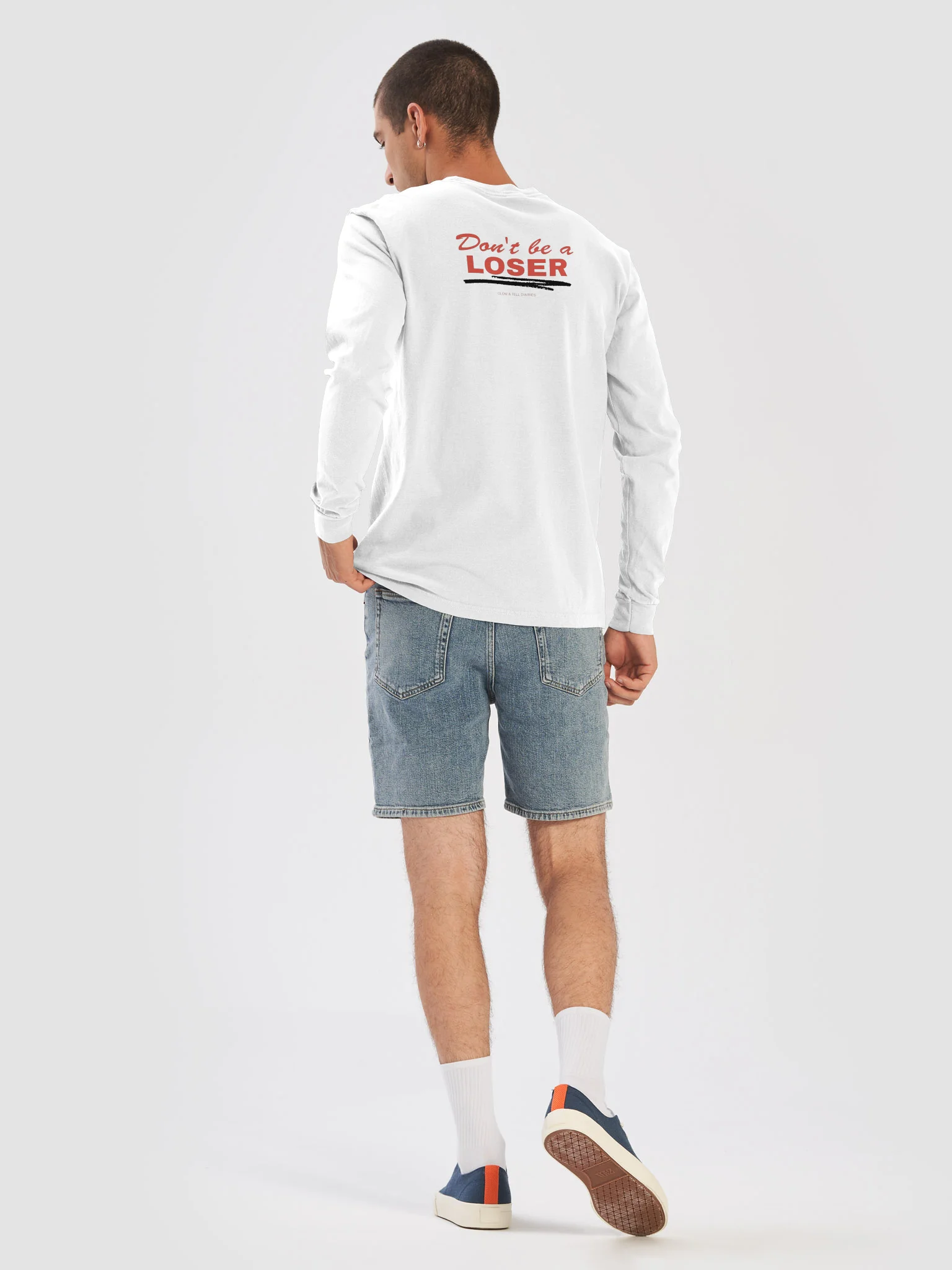 Don't be a LOSER casual unisex long sleeve product image (8)