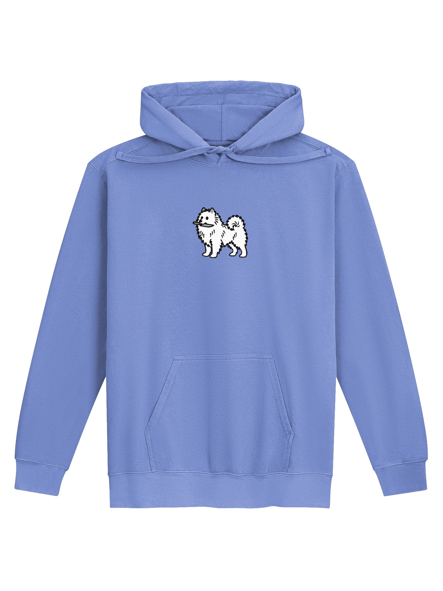 Funny Chibi-Style Alaskan Malamute(White) Embroidered Premium Hoodie product image (17)