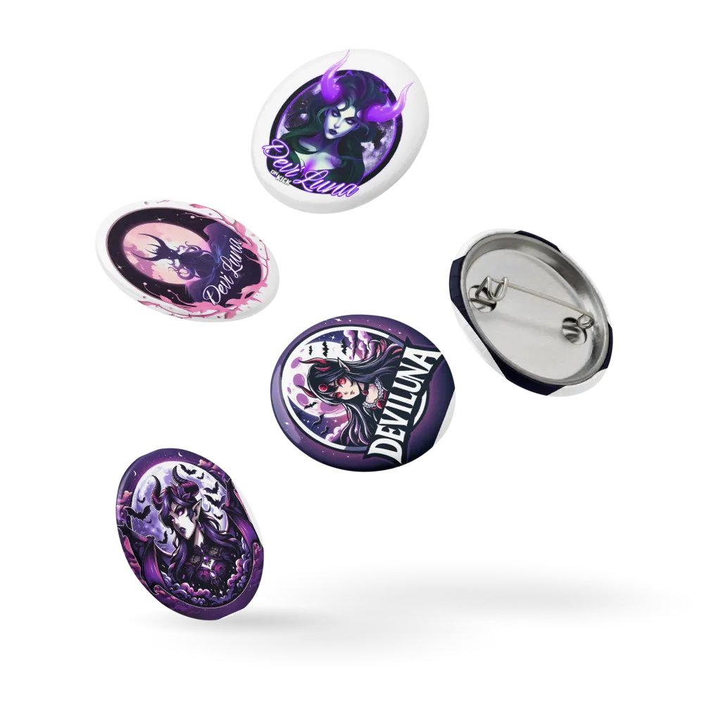Set of 5 DeviLuna Pins product image (14)