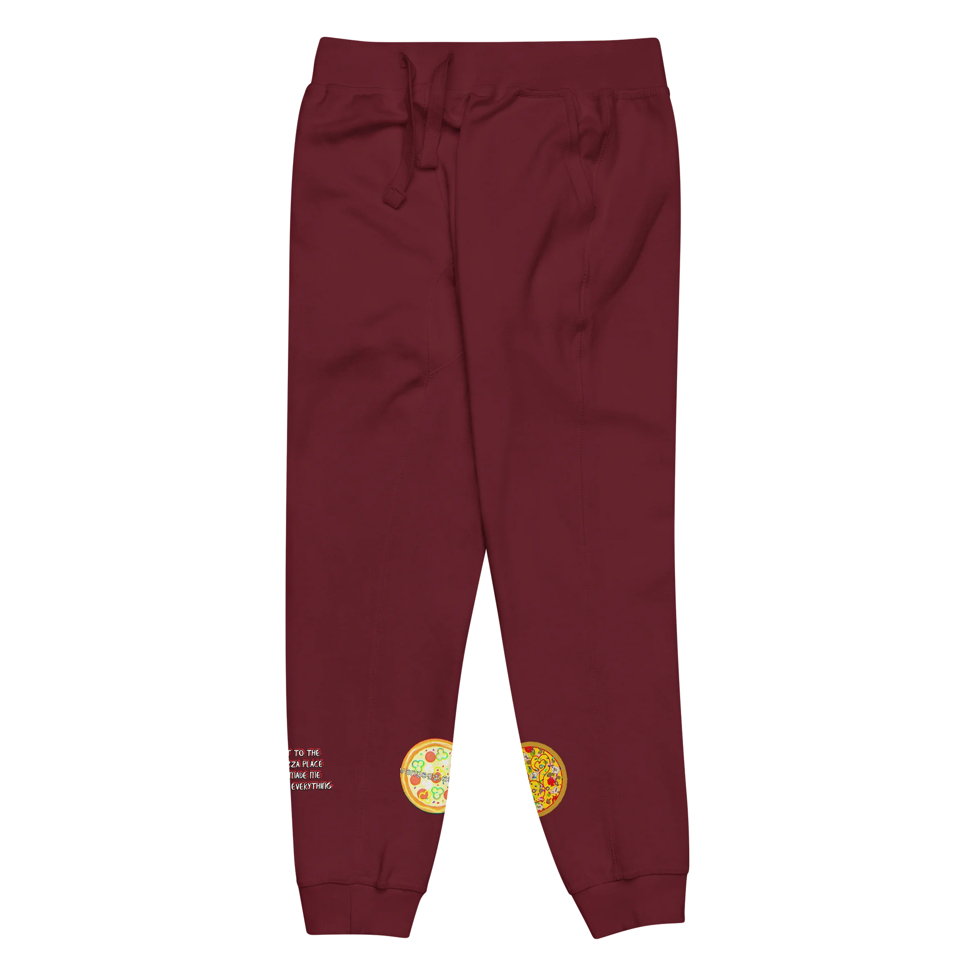“one with everything” rainbow sprinkle deluxe pizza vanny graphic joggers product image (3)