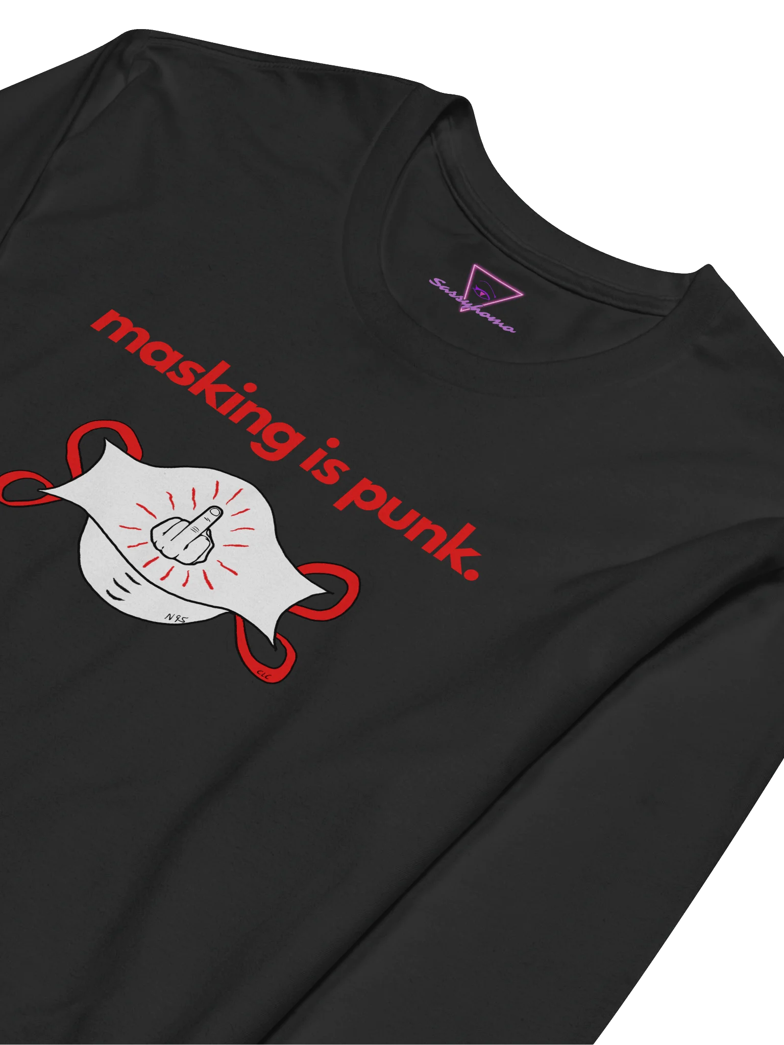 Masking Is Punk long sleeve tee product image (3)