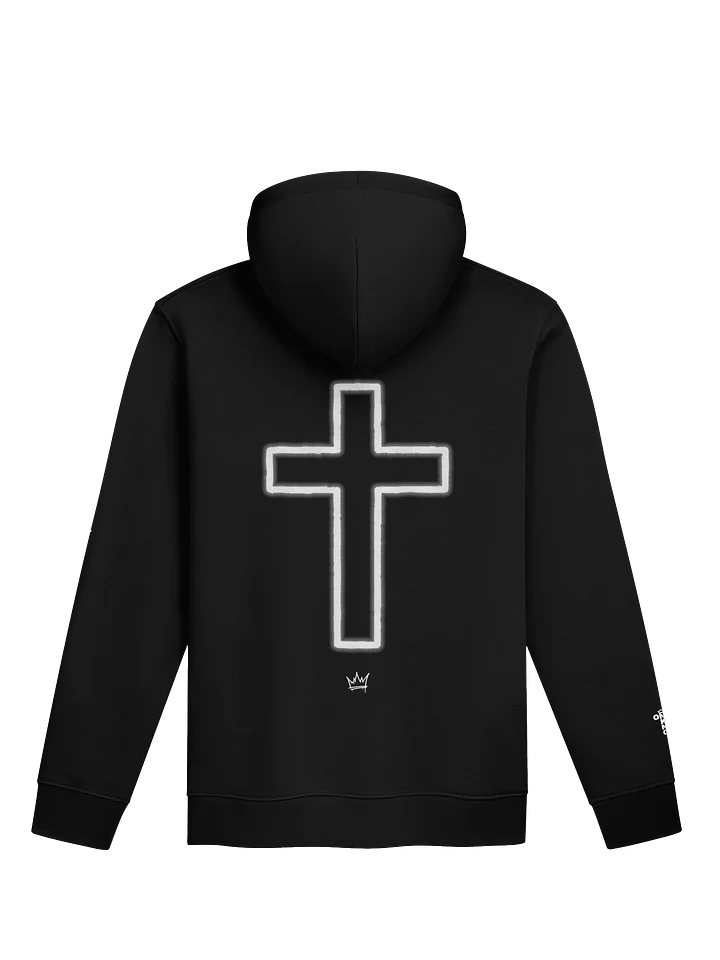 ONE KING Saved 100% Organic Cotton Premium Street Hoodie with embroidered sleeve logo product image (1)