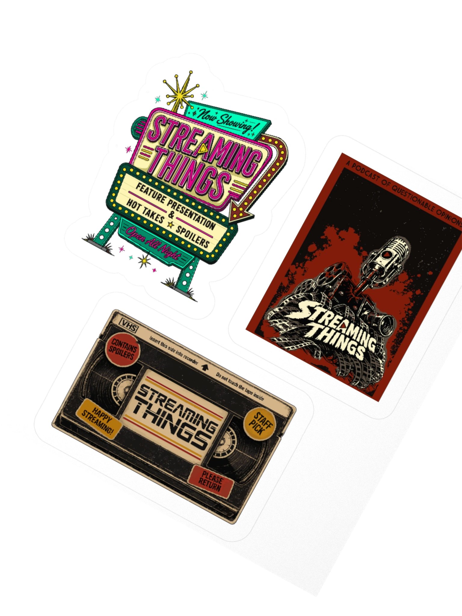 Streaming Things Sticker Trio product image (2)