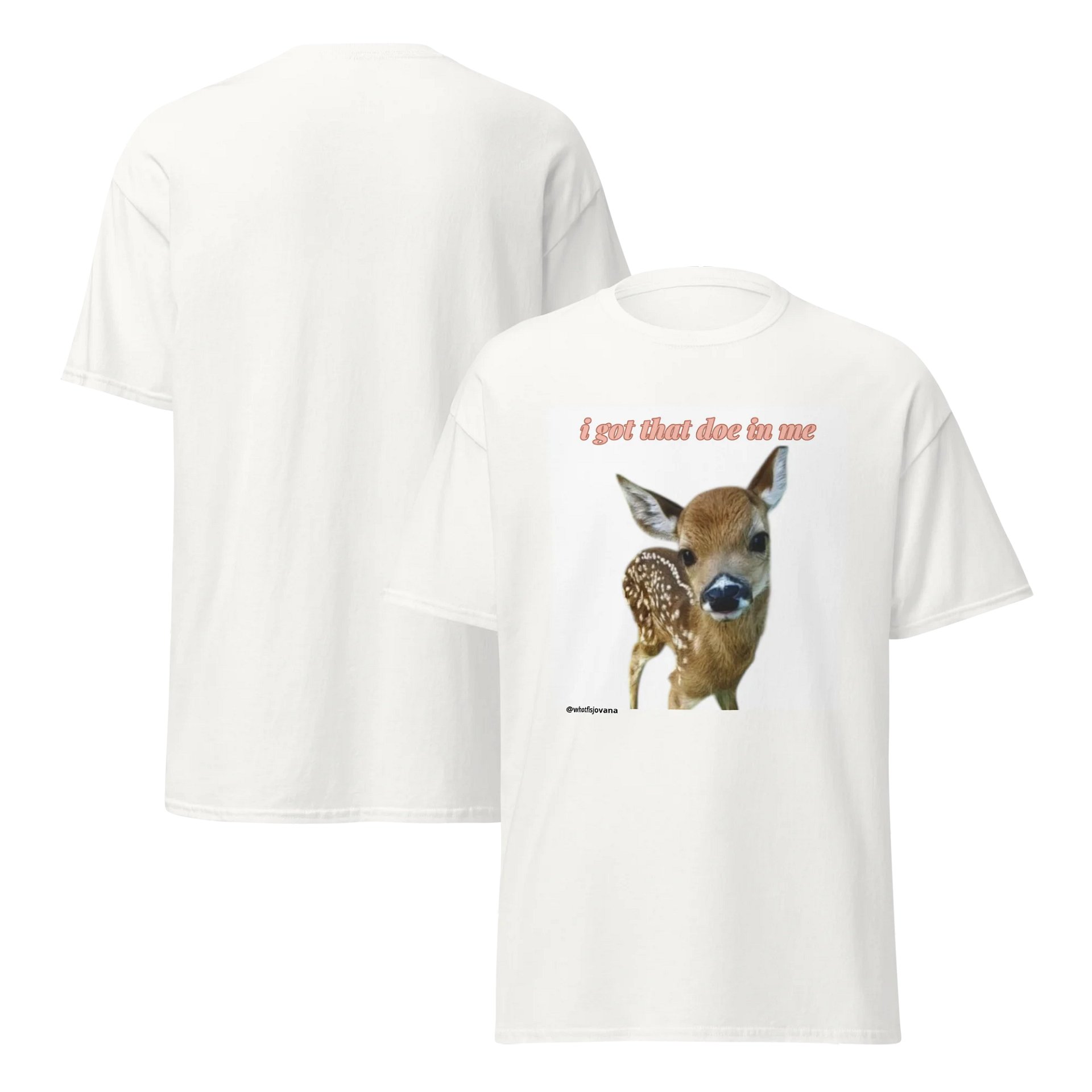 i got that doe in me 🦌🎀 tee — white product image (5)