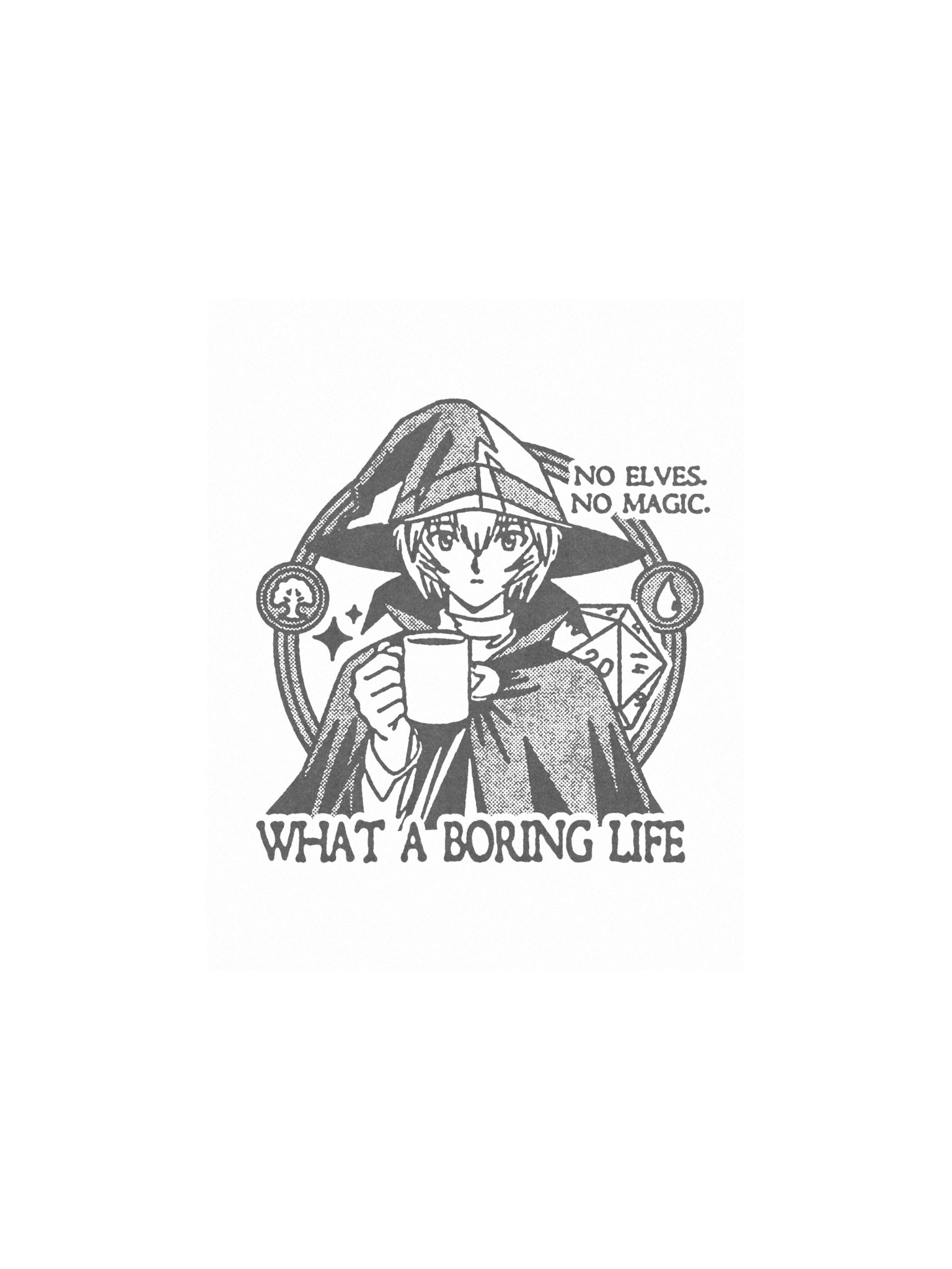 NO MAGIC ! Art Print. product image (1)