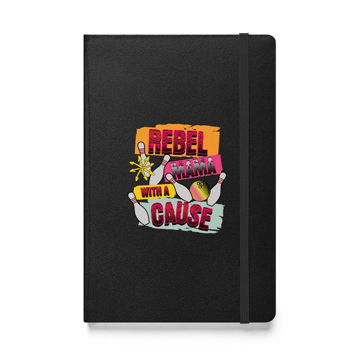 Rebel Mama With A Cause Bowling Hardcover Journal product image (1)