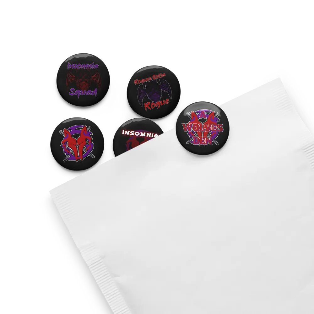 Rogue Squad Button Pins Set product image (9)