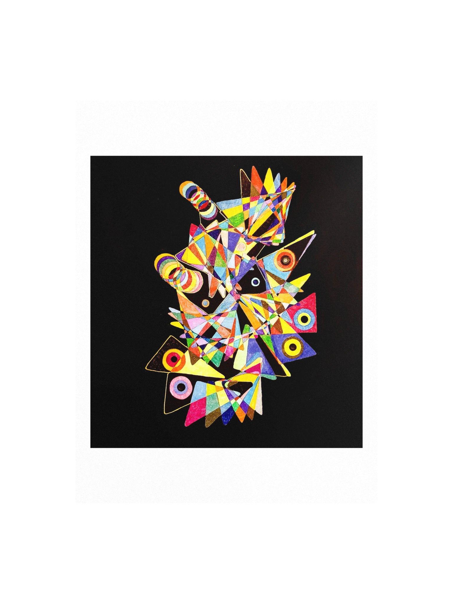 Astral Fauna Kaleidoscope Entity 2026 — Fine Art Print product image (1)
