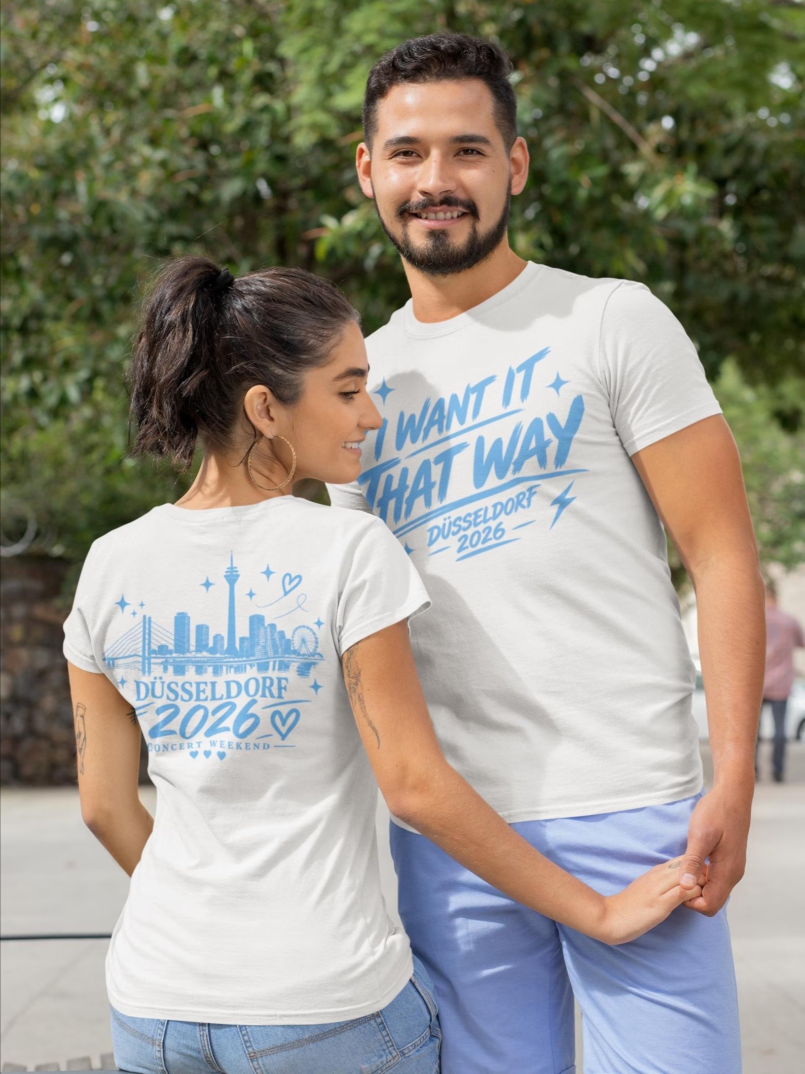 I Want It That Way Düsseldorf 2026 Shirt | City Skyline Back Print Concert Tee product image (1)