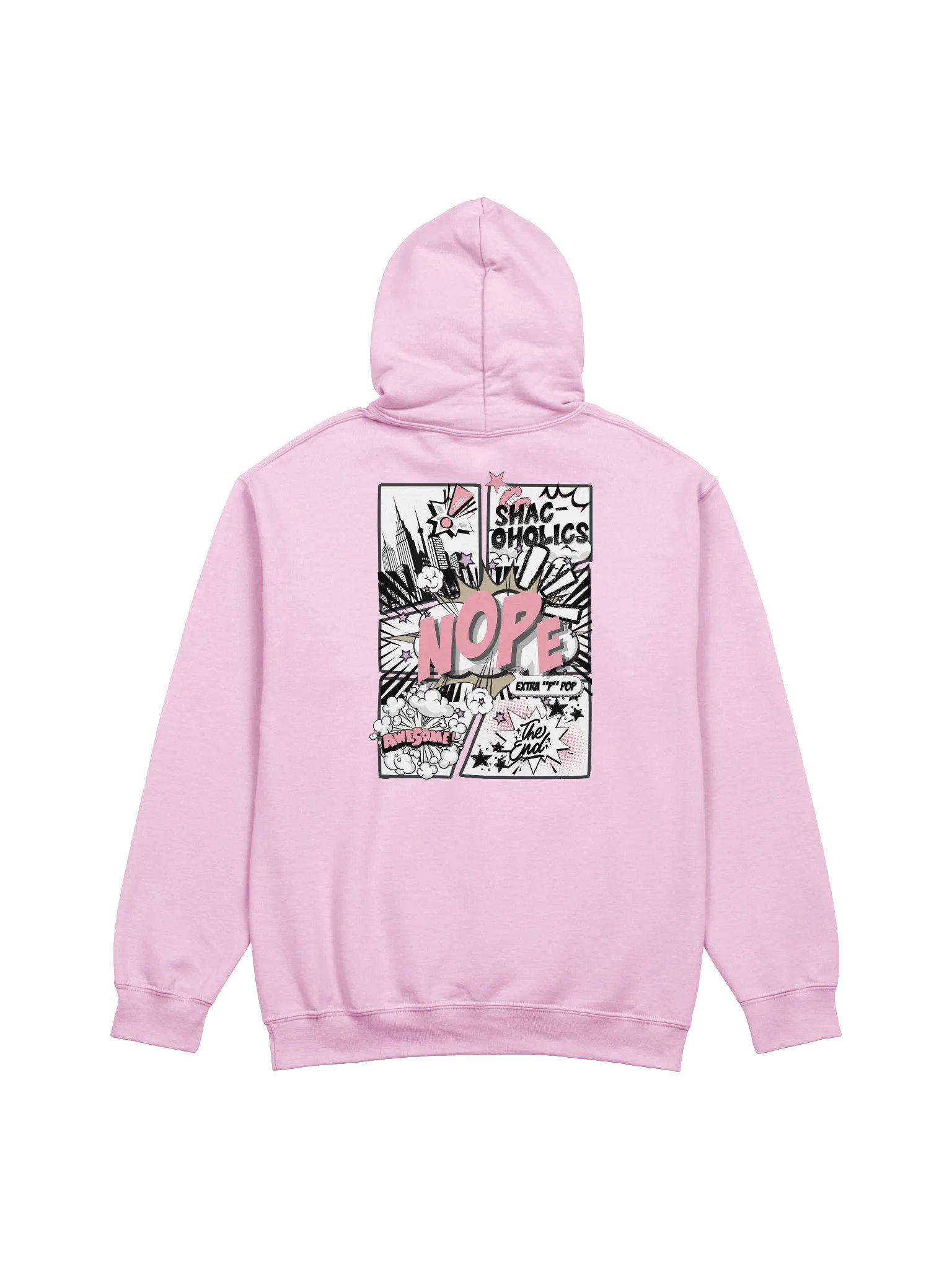 Explosive Pink NoPe Shac-oholics Hoodie product image (18)