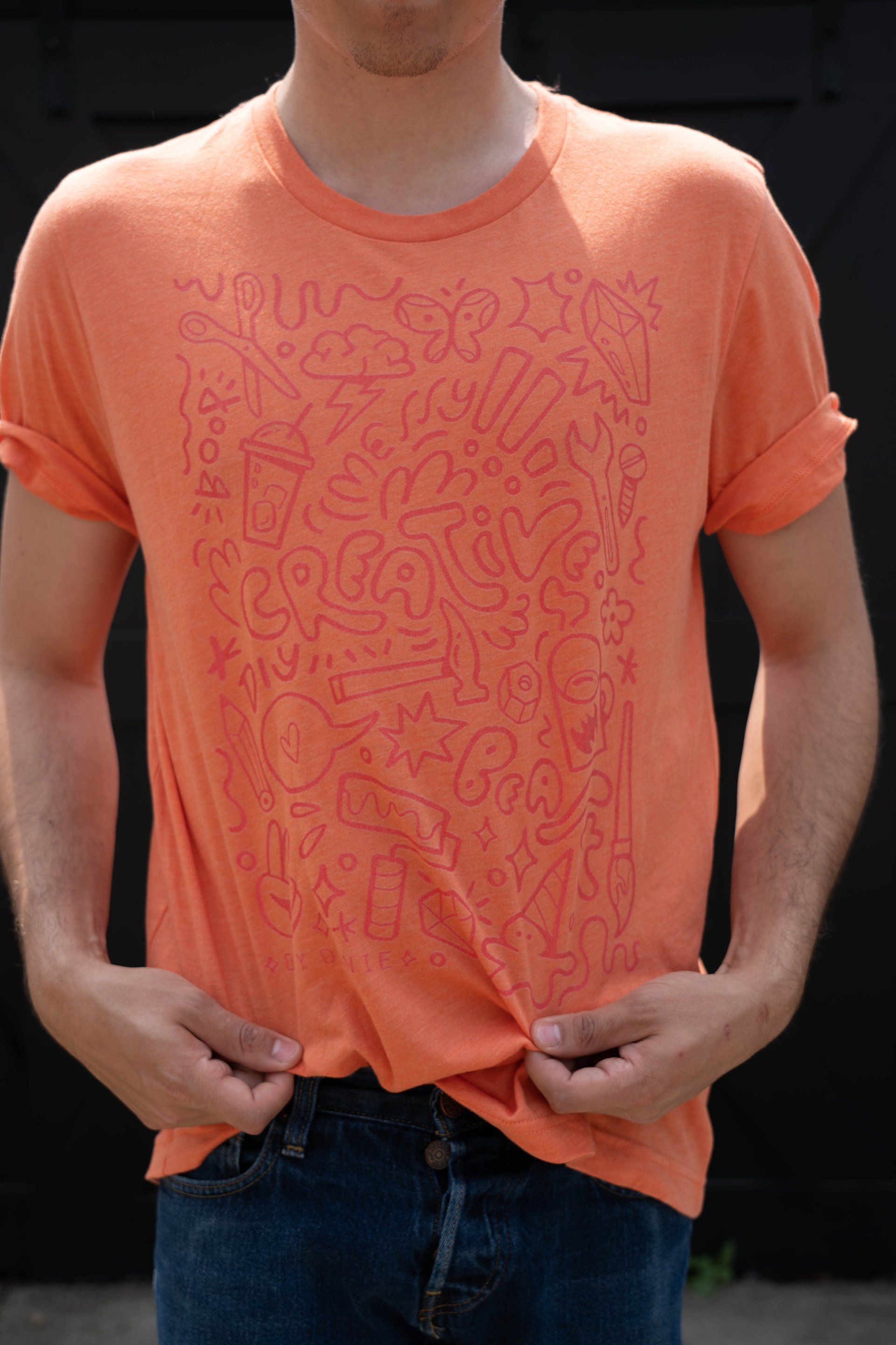 CREATIVE CHAOS T-Shirt - Red txt product image (4)