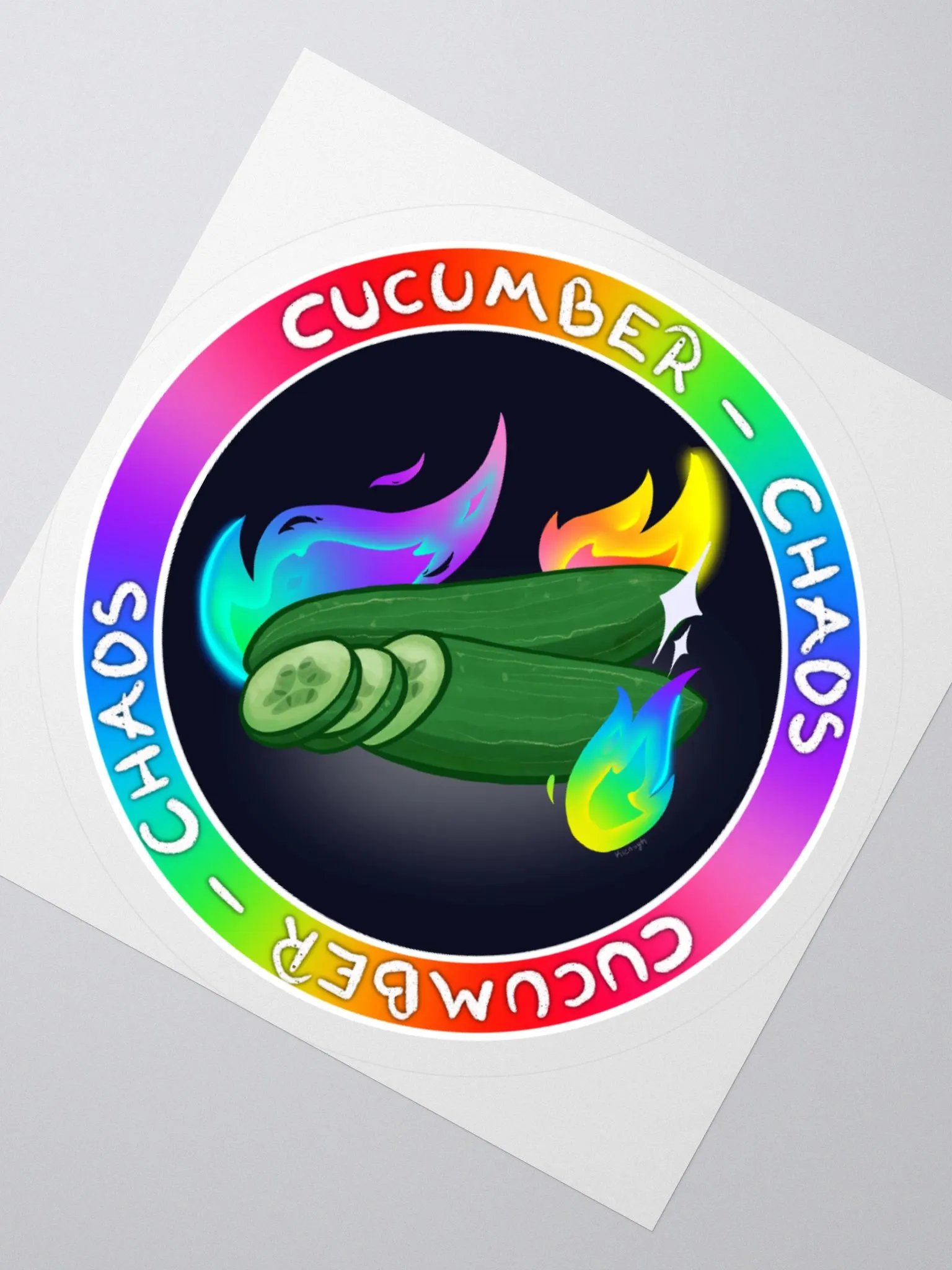 Cucumber Chaos - Sticker product image (5)