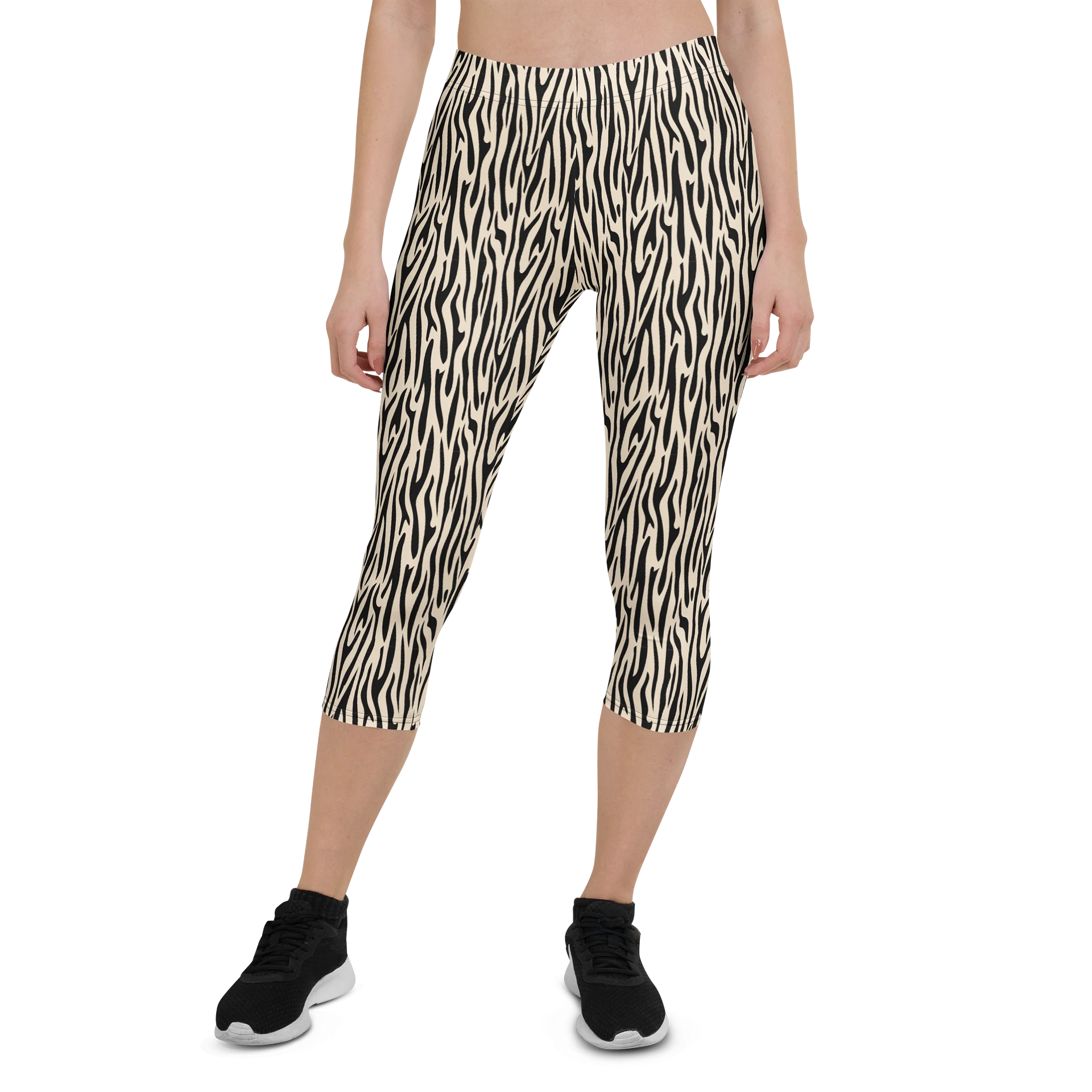 Bold Animal Print Capri Leggings for Active Wear product image (1)