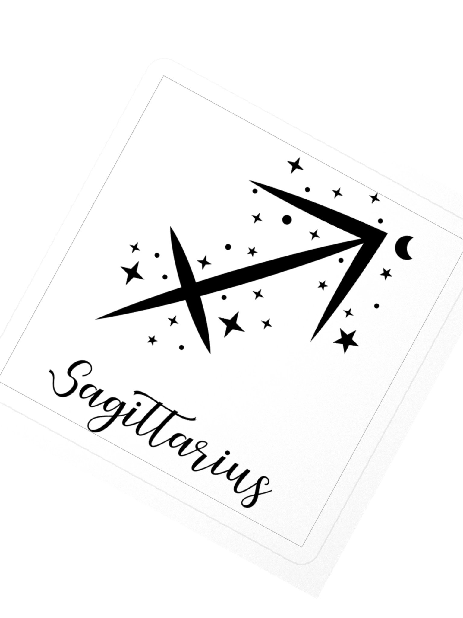 Sagittarius Zodiac Sticker — Classic Archer Star Map Design product image (2)