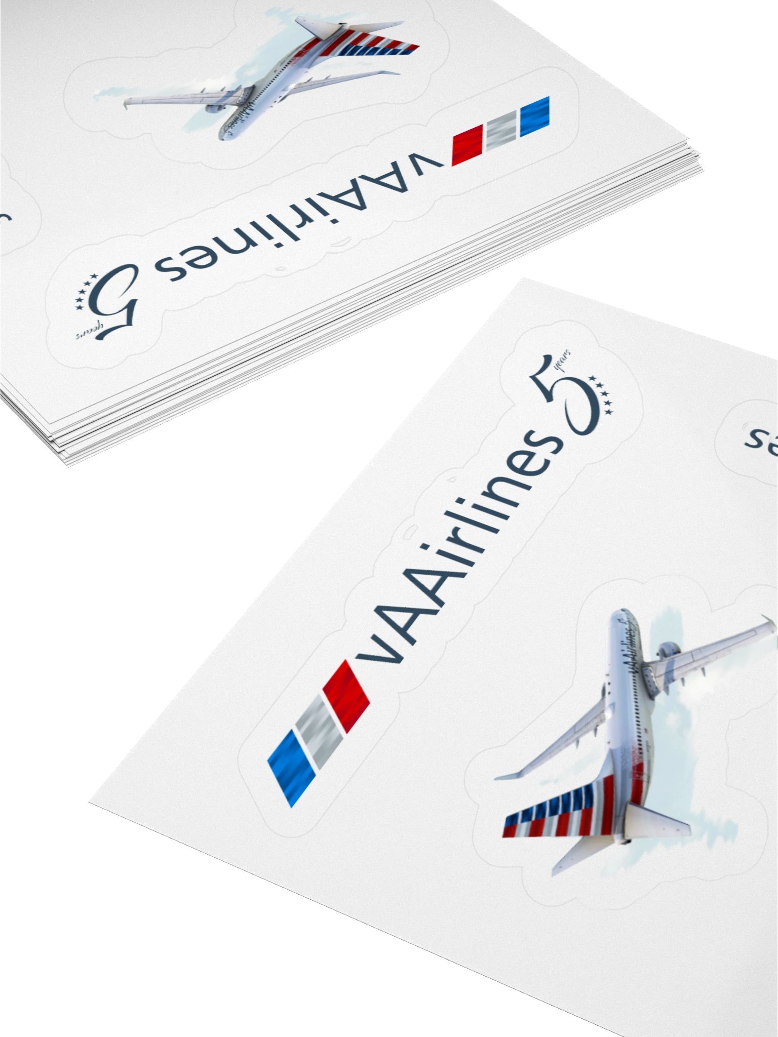 B737 5 Year Watercolor Sticker Set product image (12)