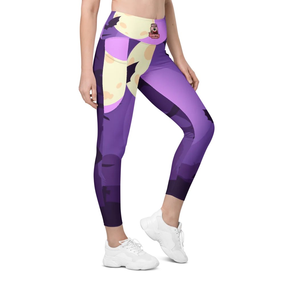All-Over Print Leggings with Pockets product image (5)