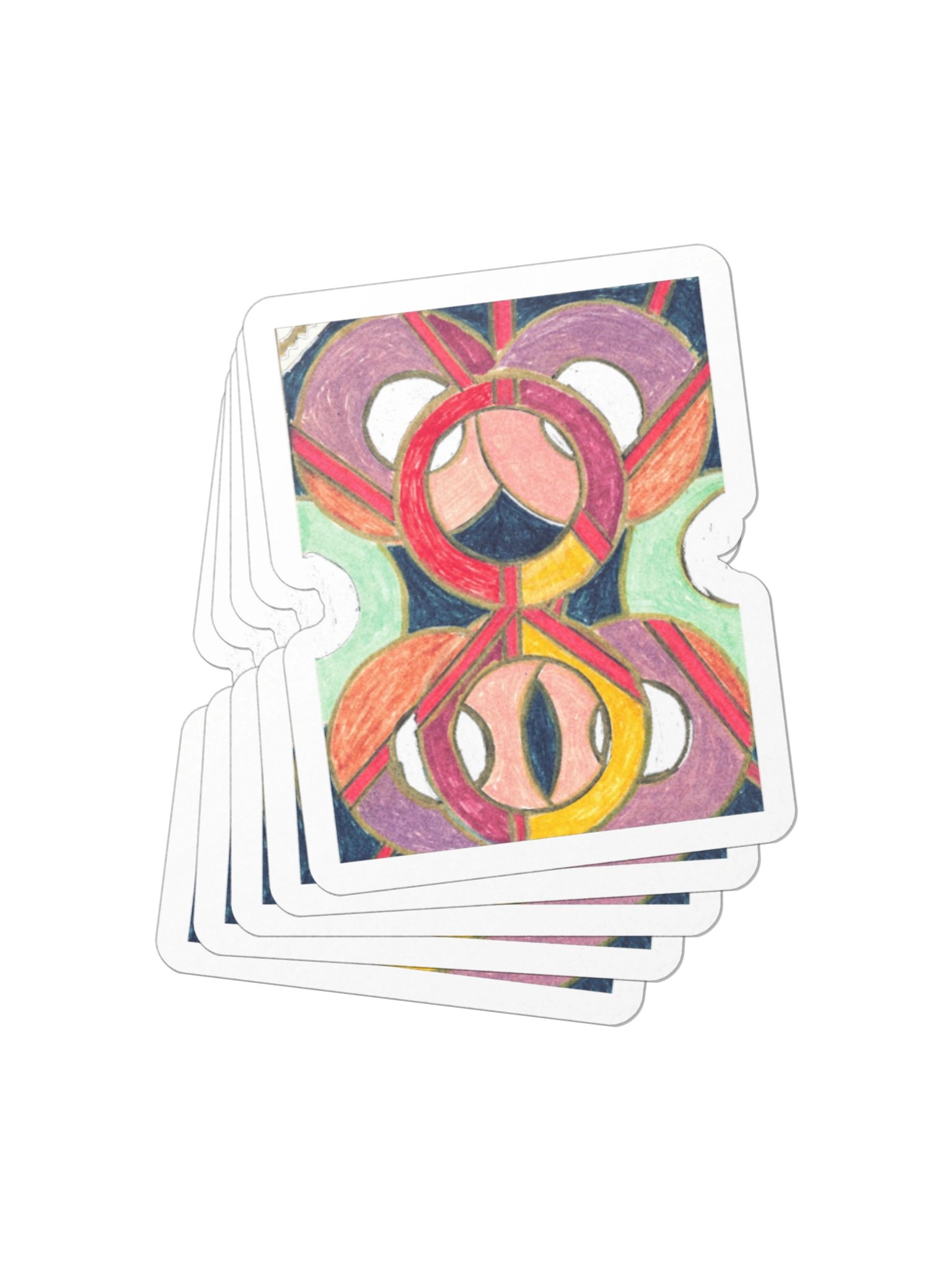 Geometric Circles Sticker In the Bone Zone product image (4)