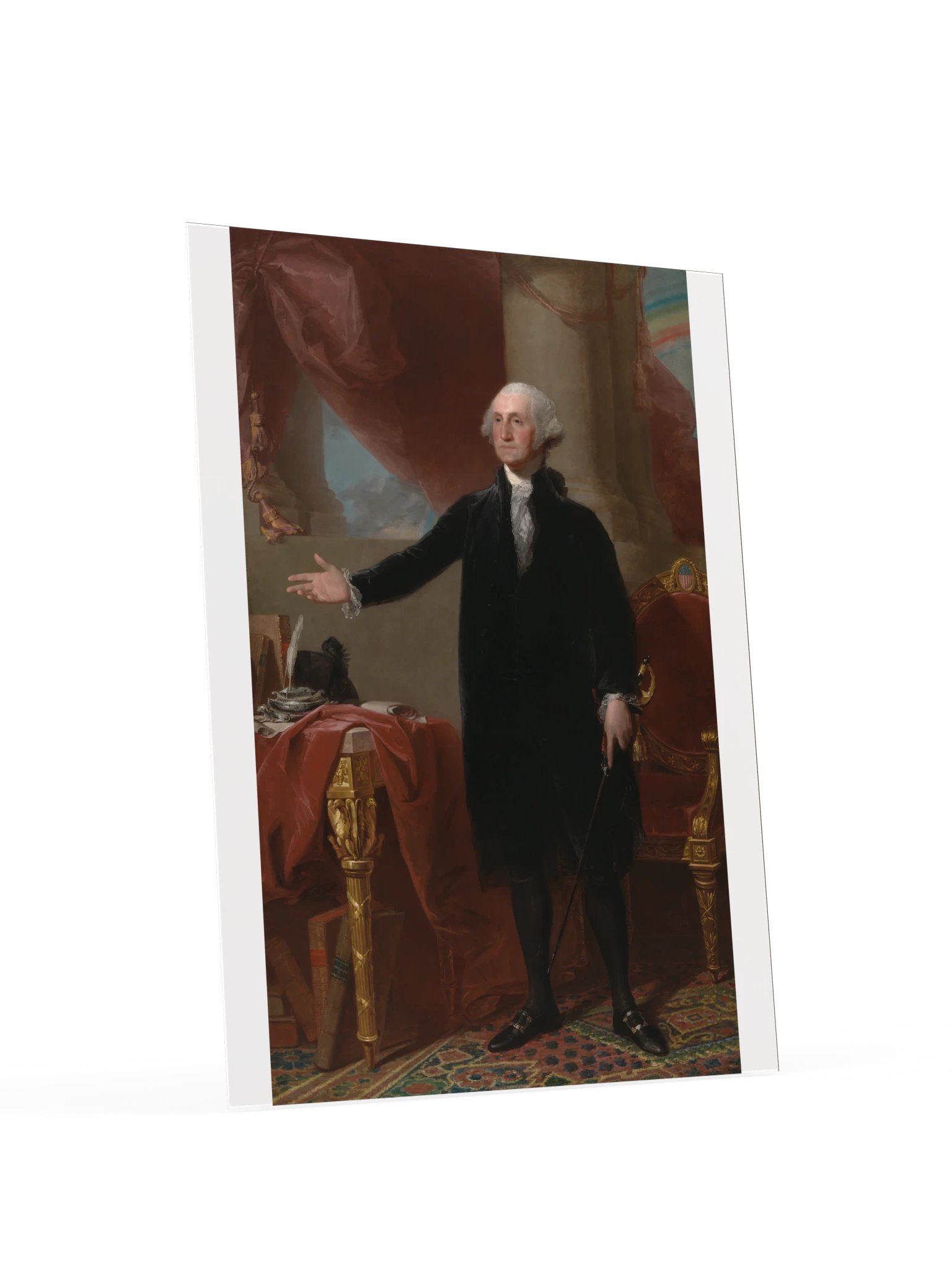 Gilbert Stuart, George Washington: The Lansdowne Portrait (1796) Fine Art Print product image (46)