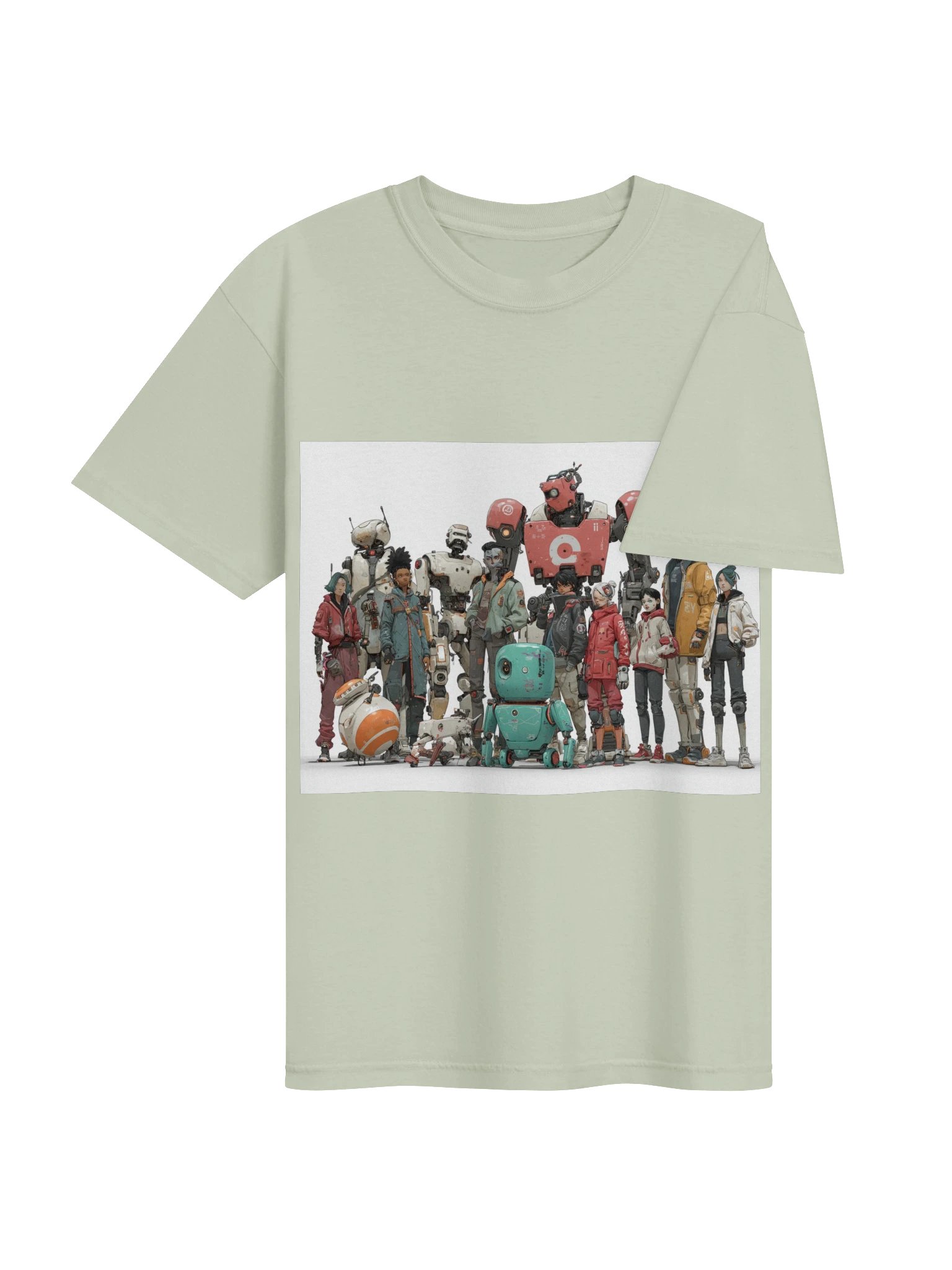 Kinetic Lab Crew Red Teal Tee product image (4)