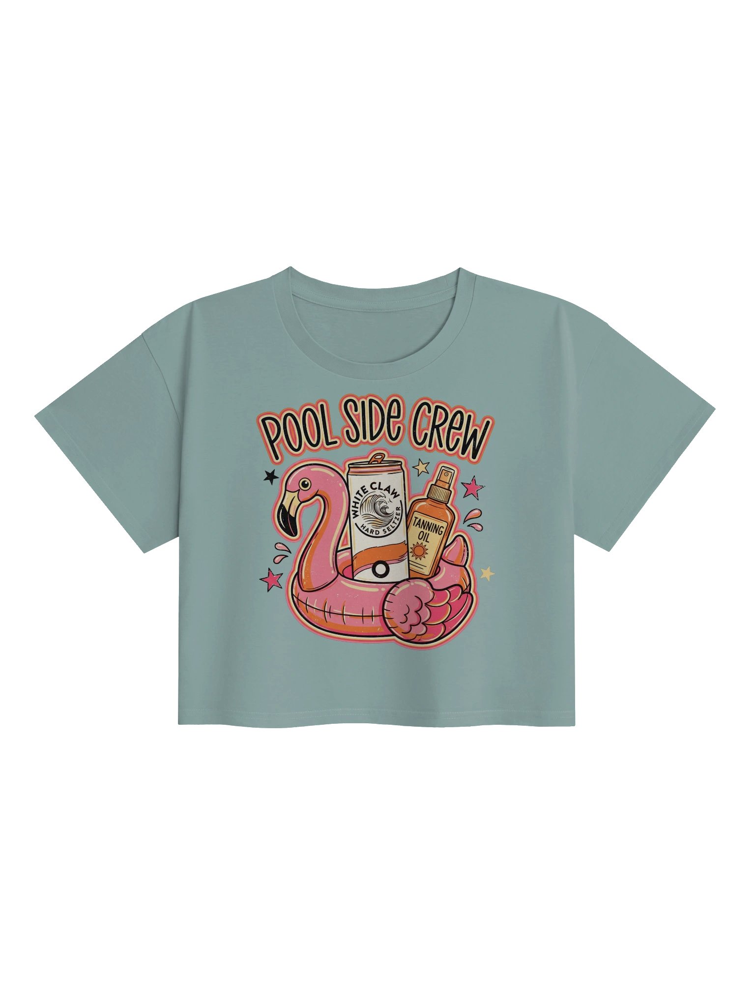 Pool Side Crew Retro Crop Top product image (5)