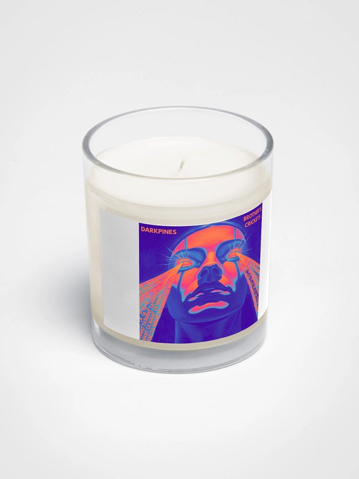 Darkpines Brother’s Crickets Neon Portrait Candle product image (2)