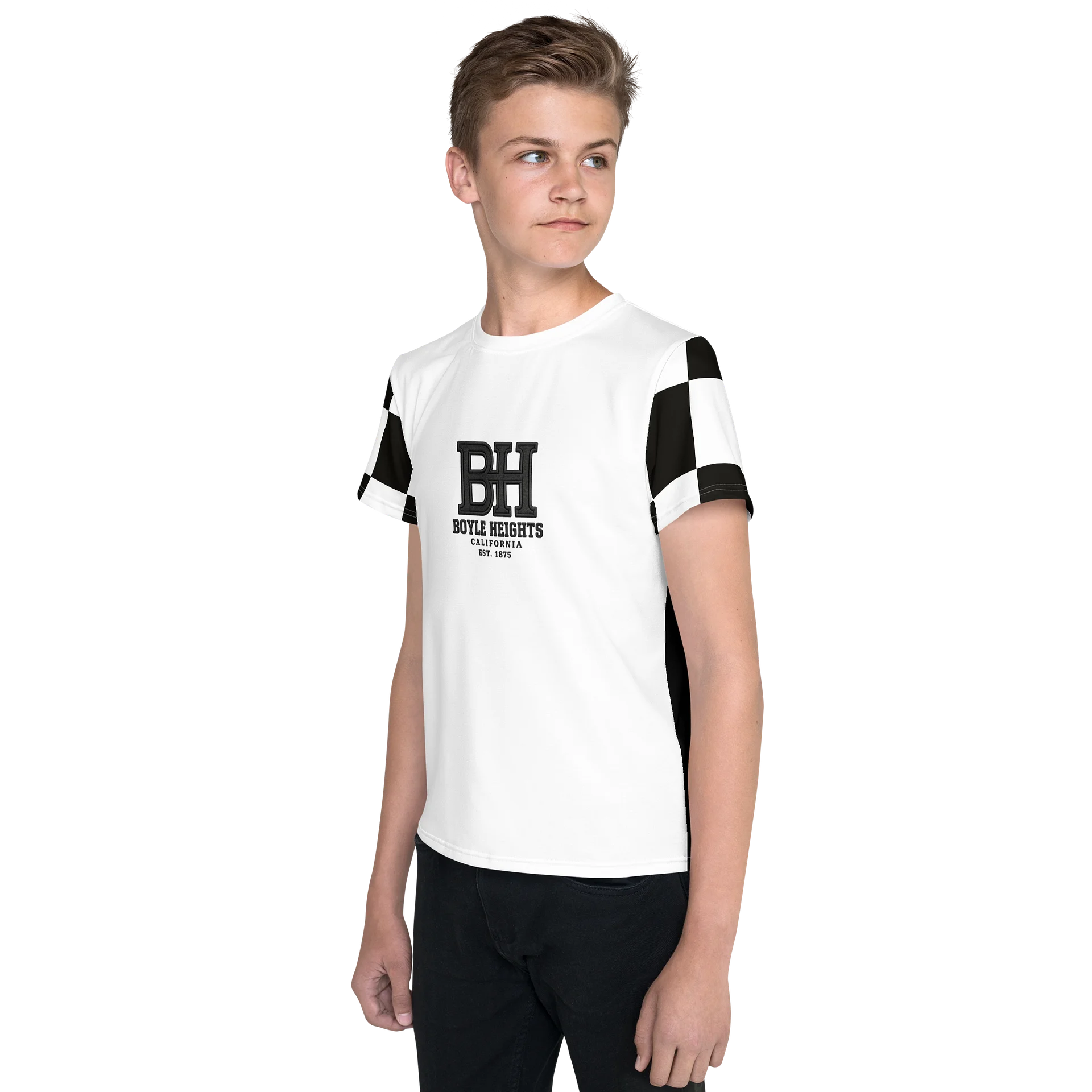 Boyle Heights California Youth Crew Neck T-Shirt product image (4)