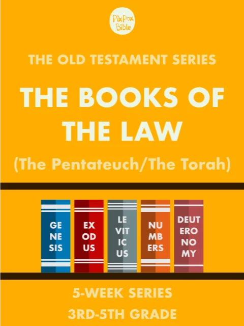 THE BOOKS OF THE LAW (THE PENTATEUCH) - OLDER ELEMENTARY product image (1)