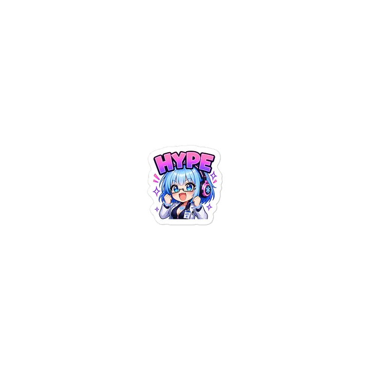 Lady Frost Hype Emote - Die Cut Sticker product image (2)