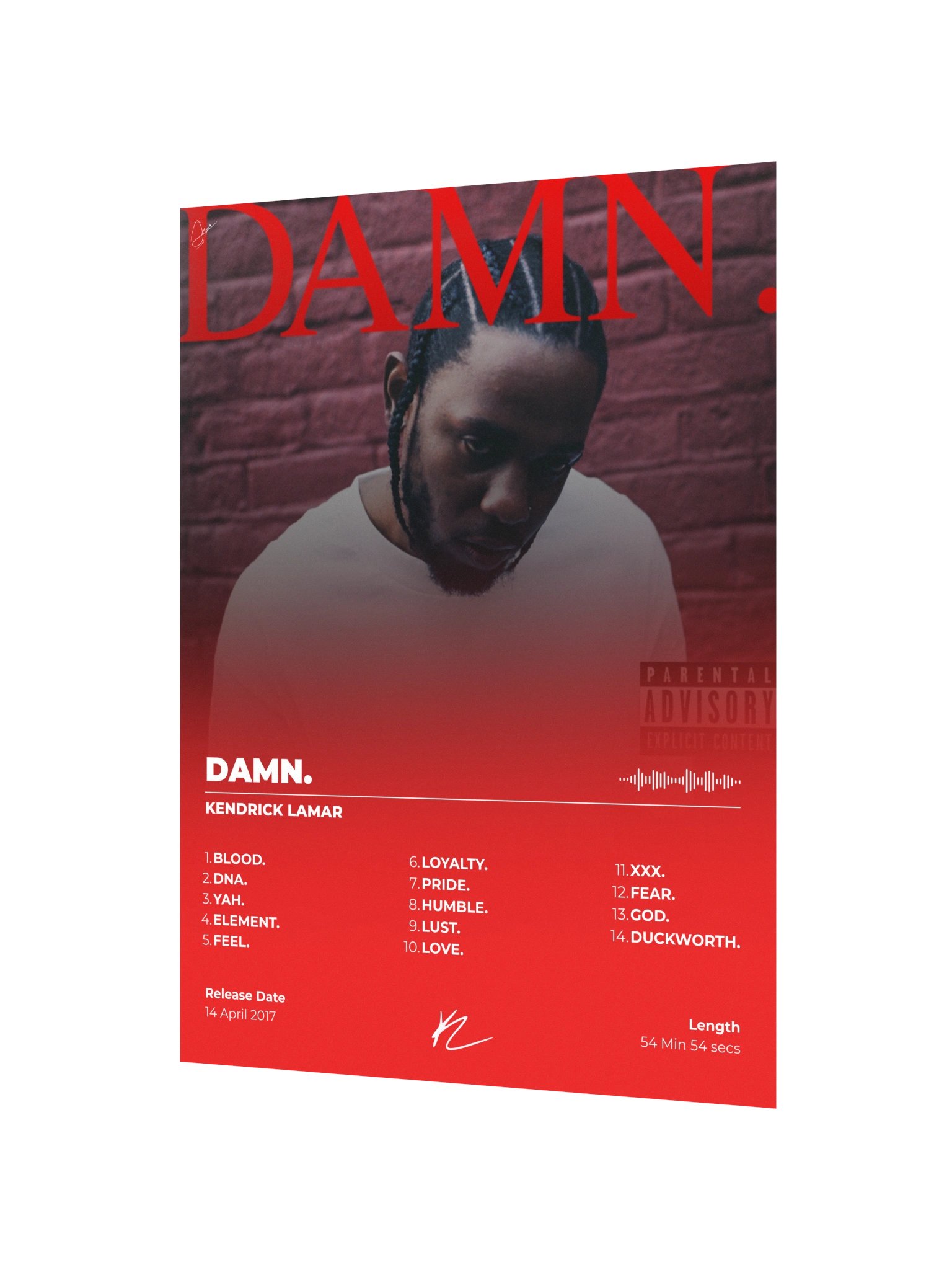 DAMN. Kendrick Lamar Poster product image (3)