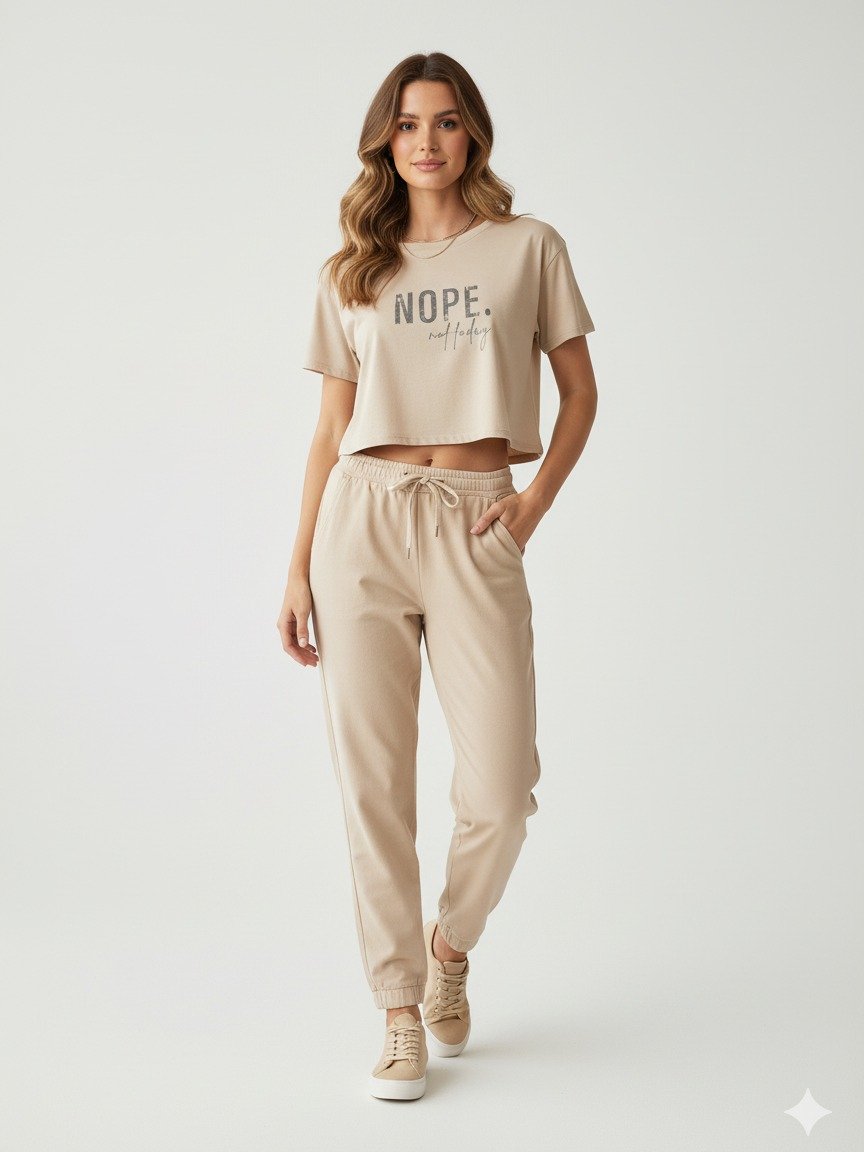 NOPE. Not Today Premium Crop Top product image (4)