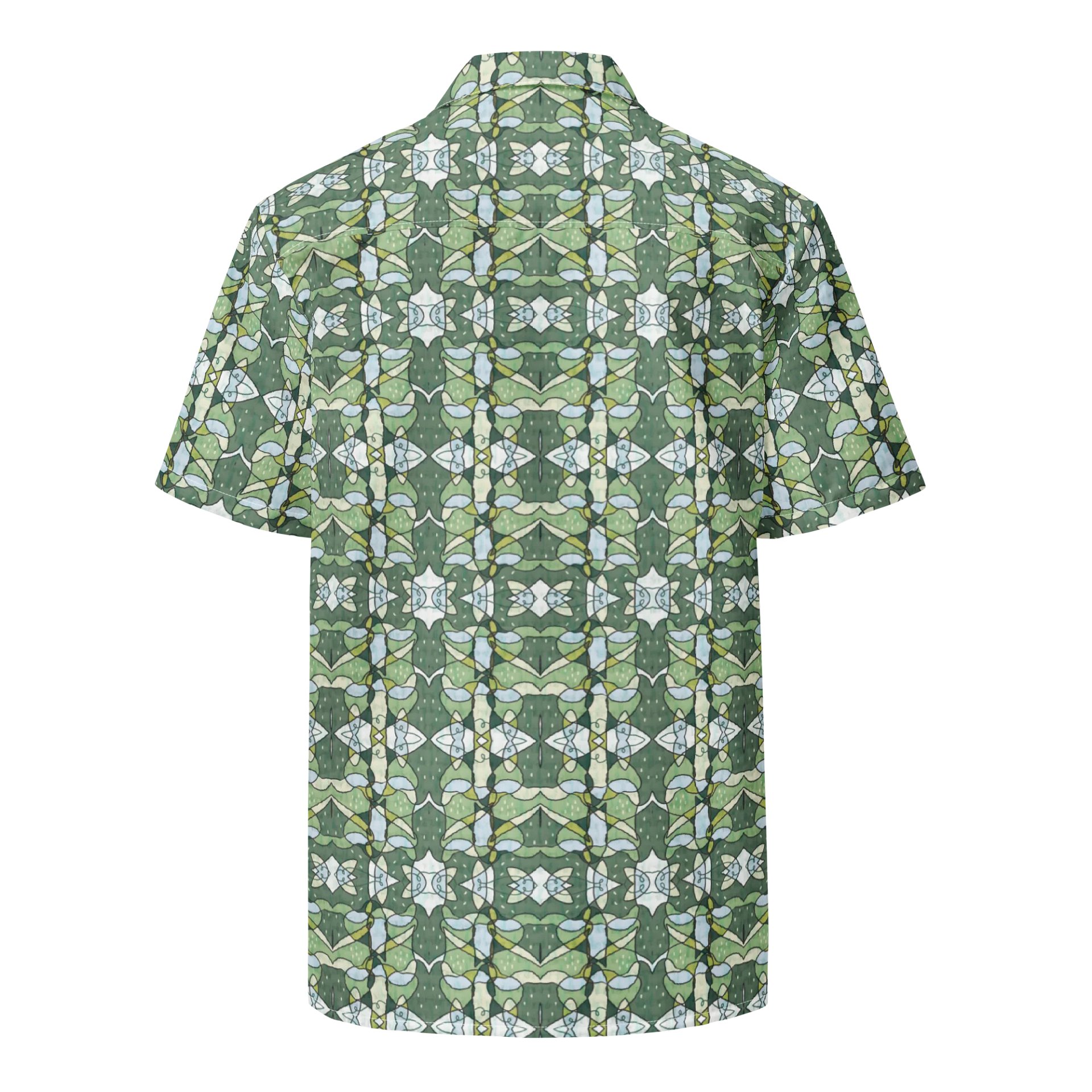 Cucumber Lineage – Featherlight Hawaiian Shirt product image (3)