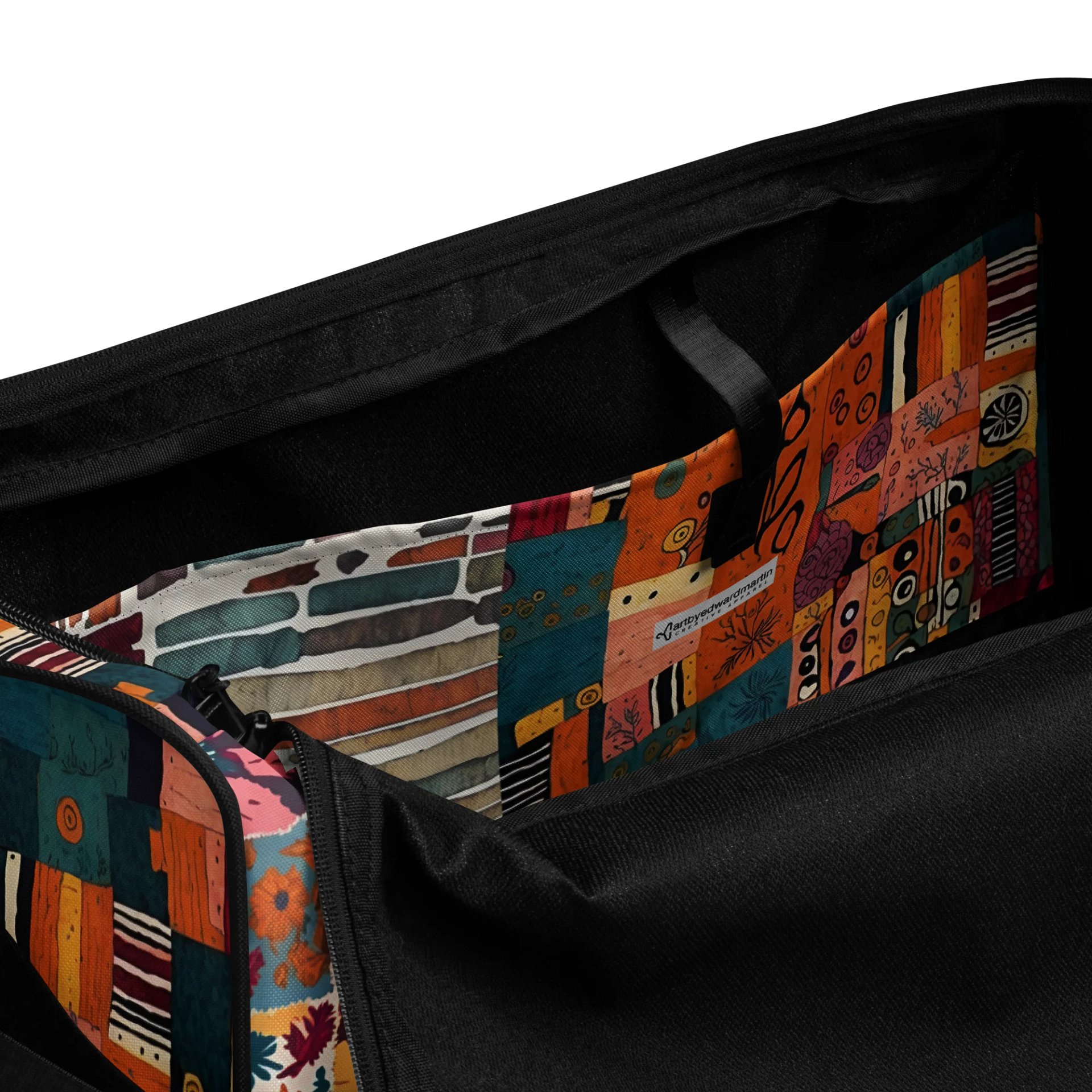 Eclectic Patchwork Paradise Duffle Bag product image (7)