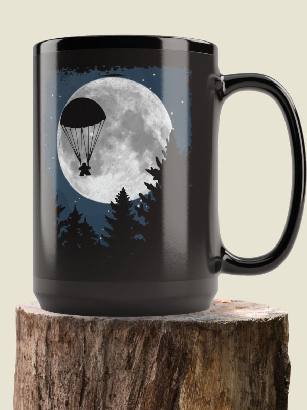 80s Movie Meeple Parachute Board Game 15 oz. Mug product image (1)