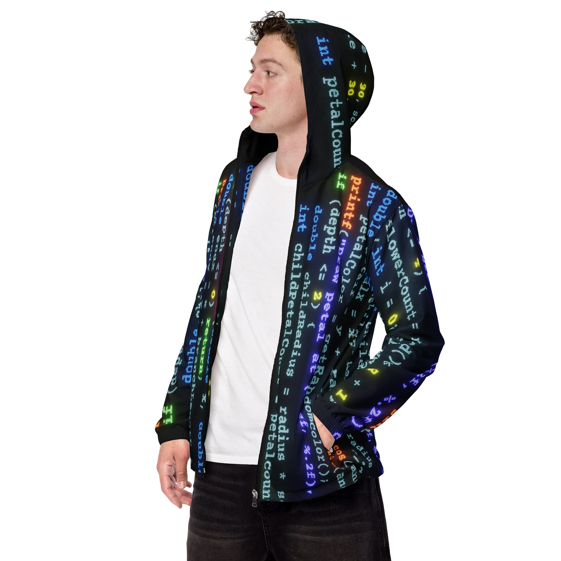 Computer Programming in C (zip up windbreaker) product image (2)