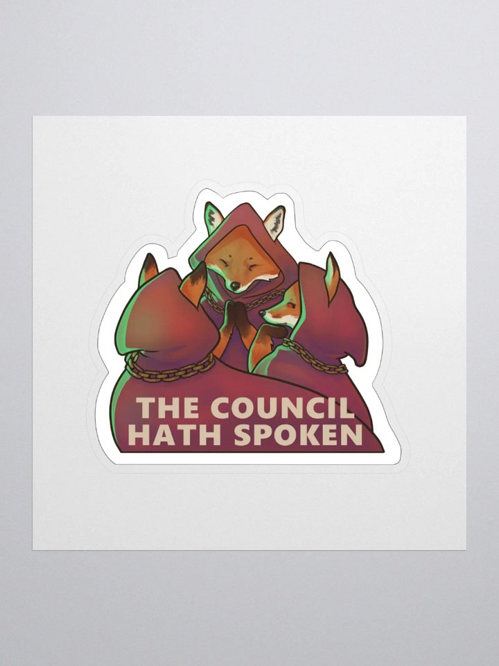 The Fox Council Sticker product image (1)