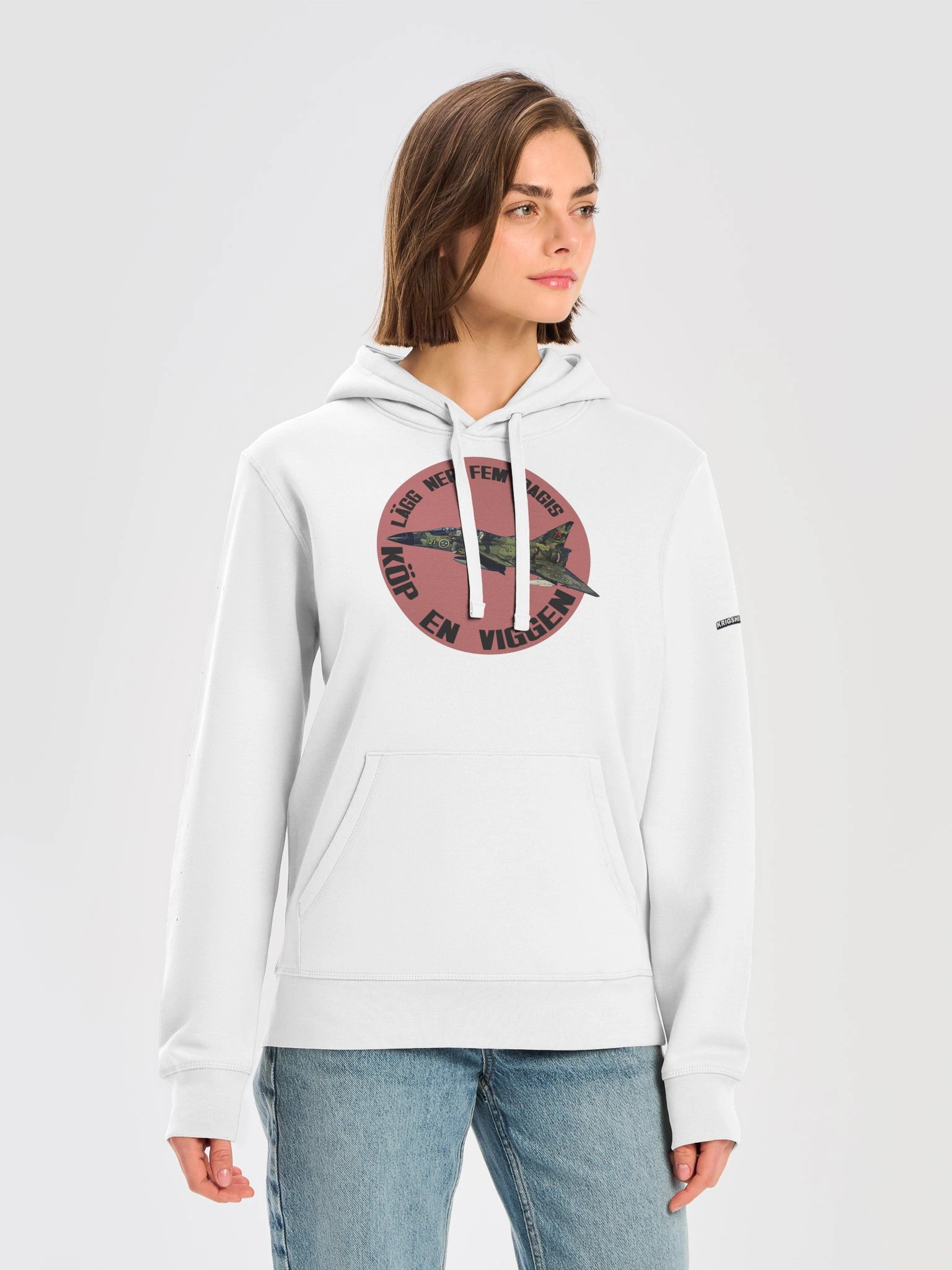 Lägg ner fem dagis - köp en Viggen (Organic Premium Hoodie) product image (5)