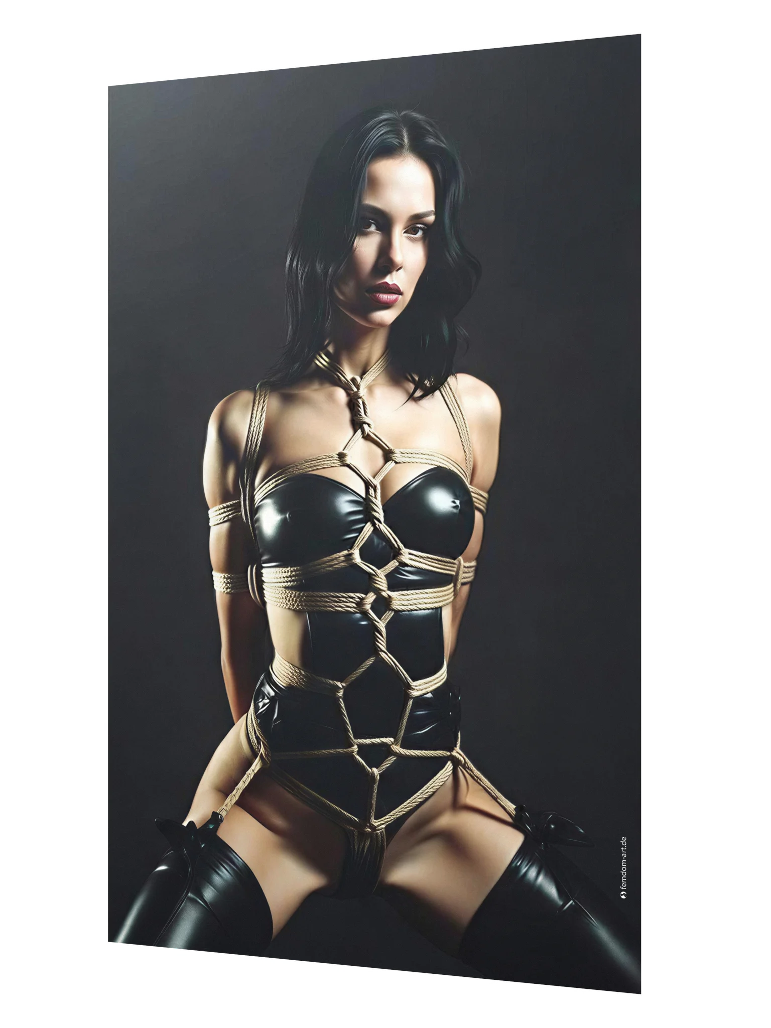 Bondage Poster - Gebundene Eleganz – Ästhetik von Vertrauen product image (3)