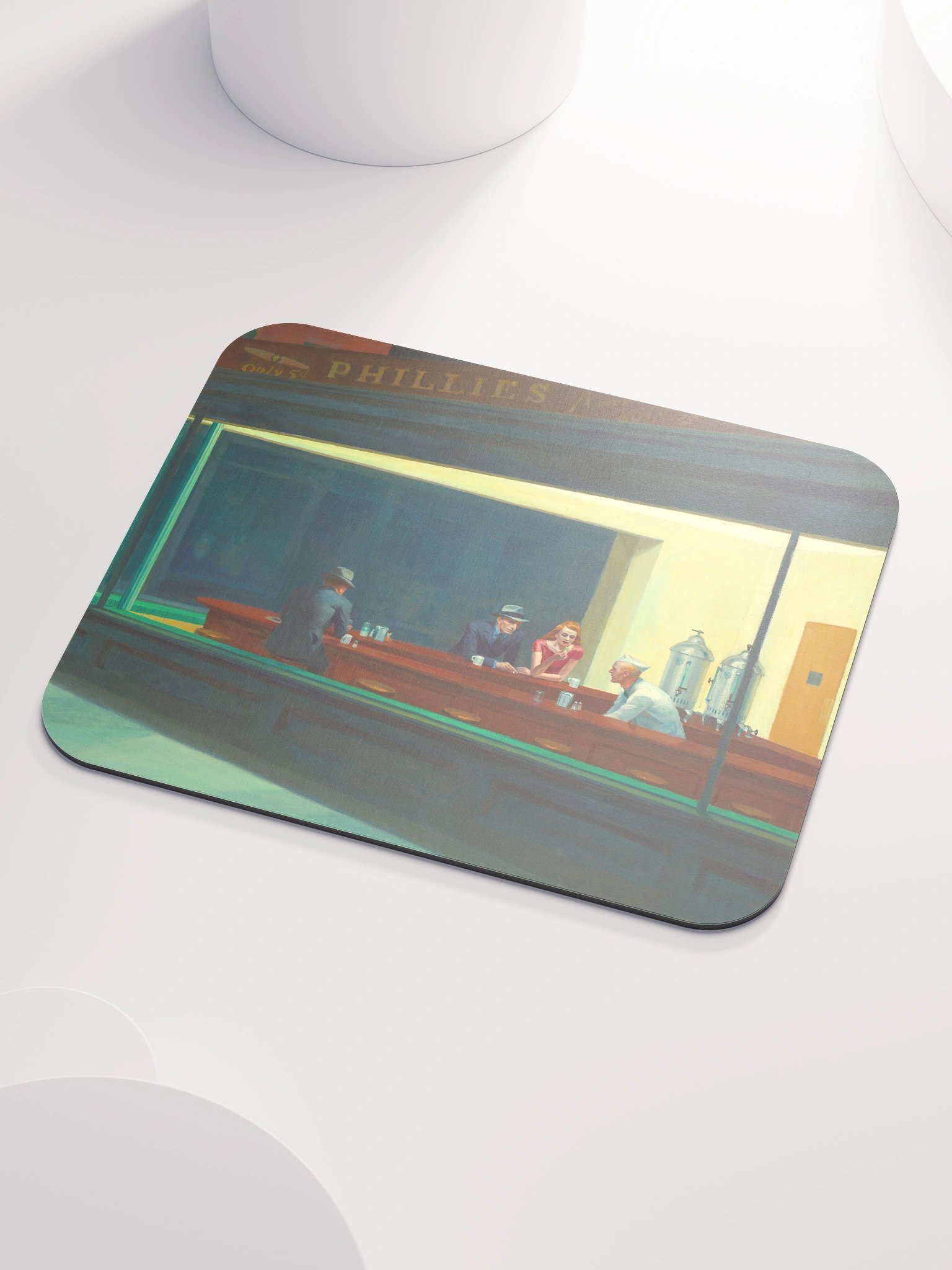 Edward Hopper – Nighthawks Mouse Pad product image (3)