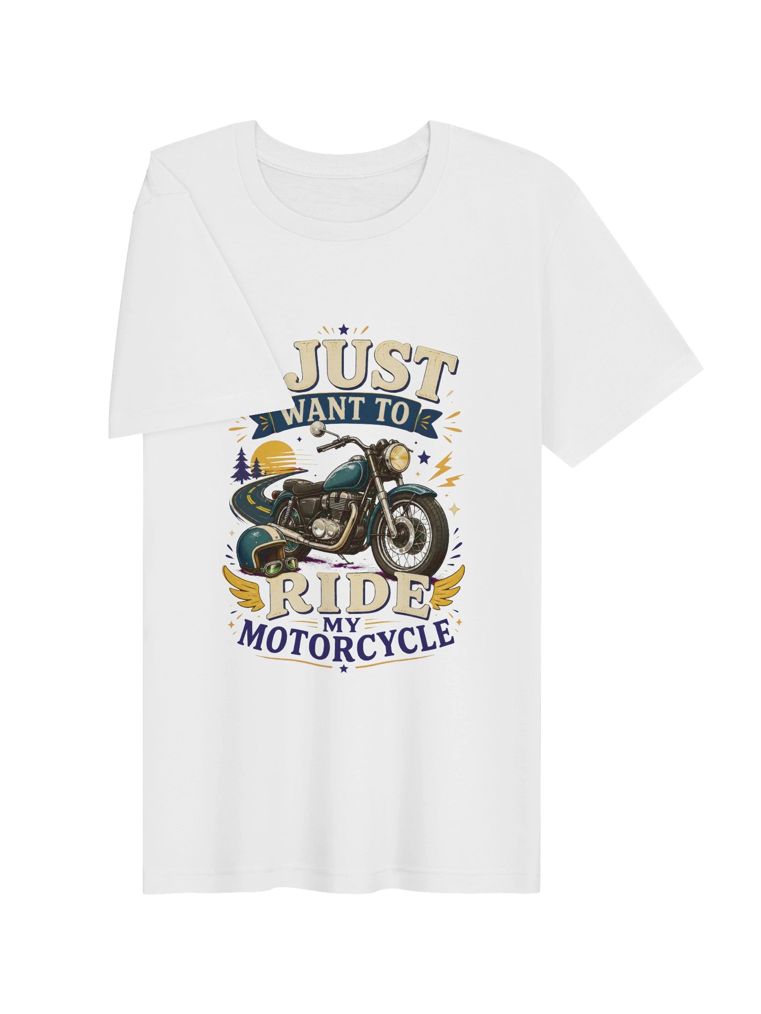 I Just Want To Ride My Motorcycle Tee product image (17)