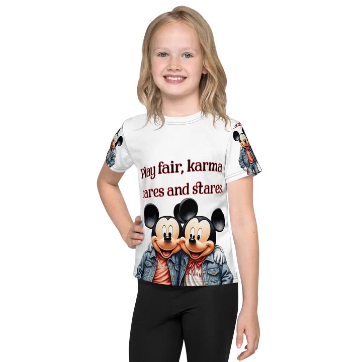 Karma Cares All-Over Print Kids T-Shirt product image (1)