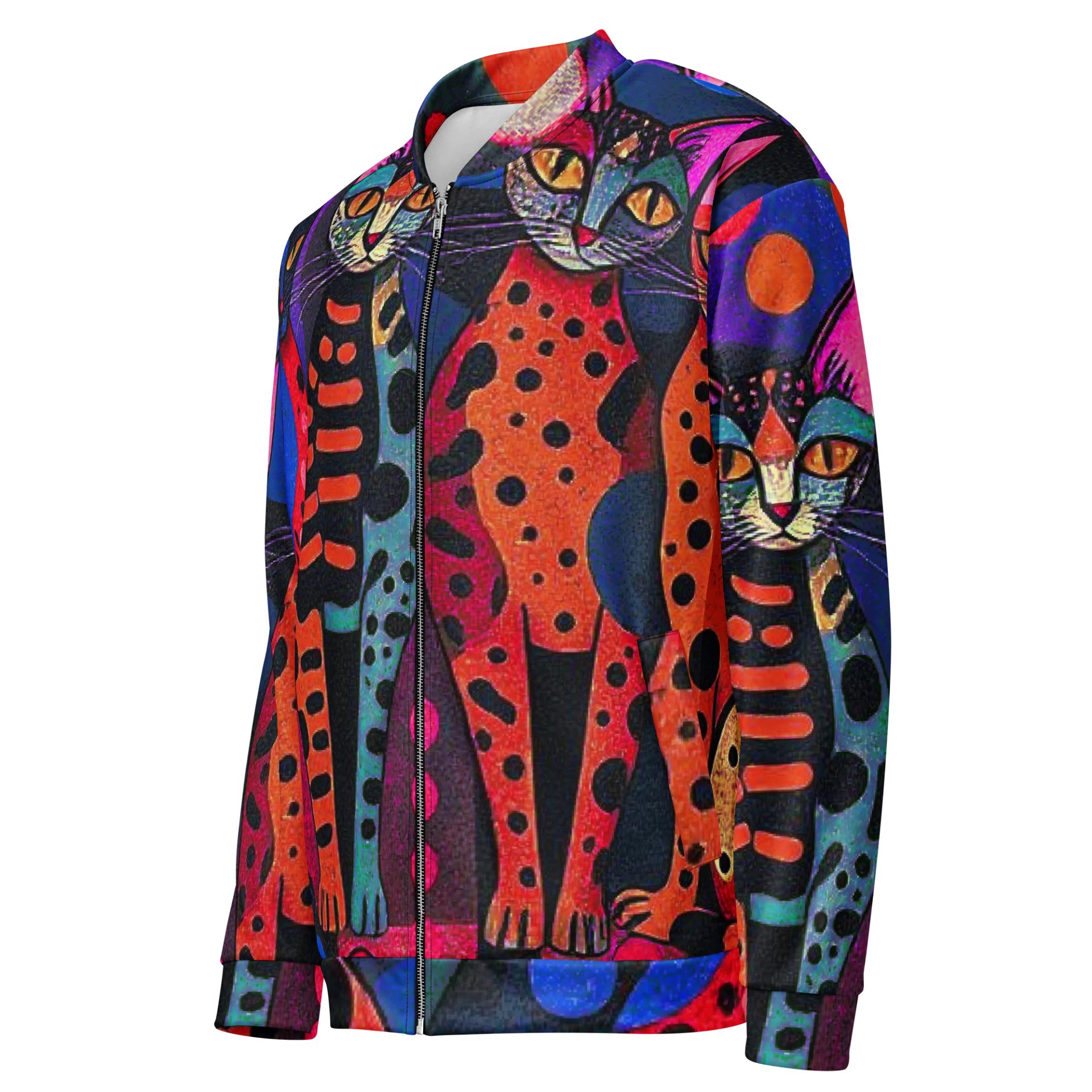 Red Cats Bomber Jacket product image (3)