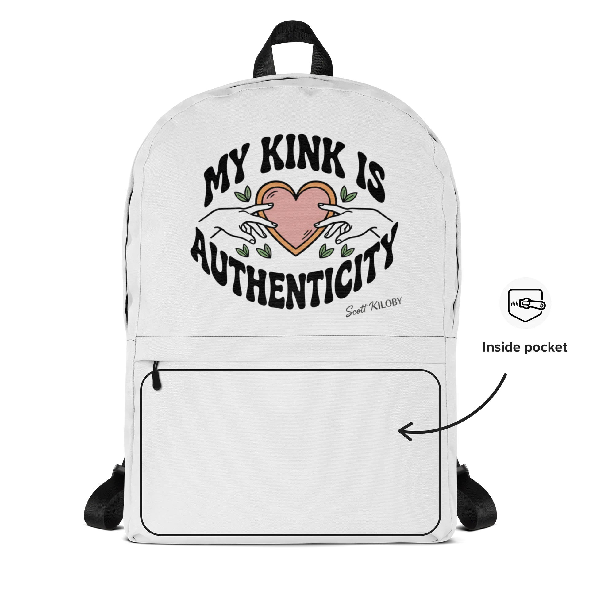 “My Kink Is Authenticity” Sublicolor Backpack product image (2)
