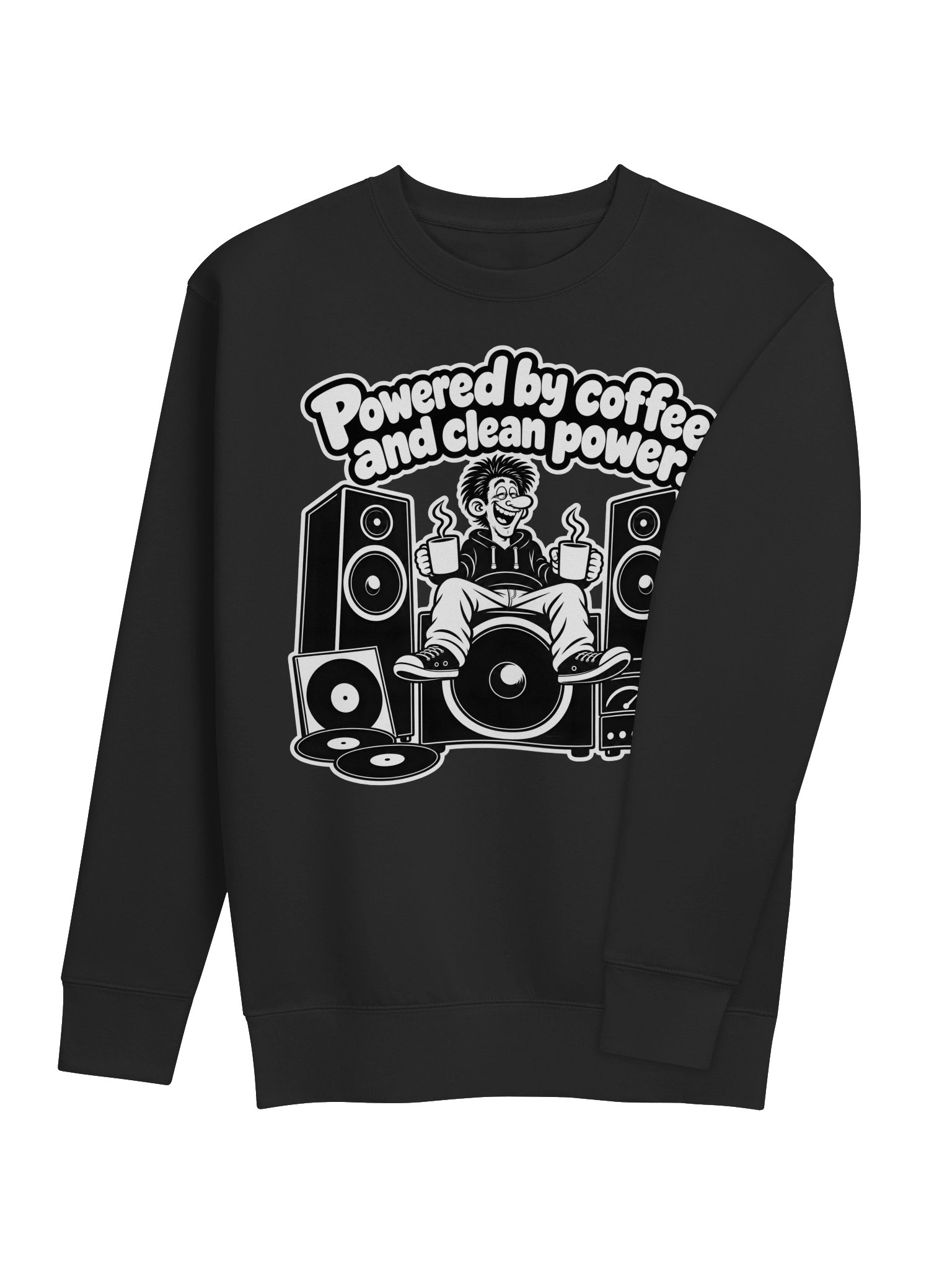 Powered by Coffee and Clean Power - Long Sleeve T-shirt product image (4)