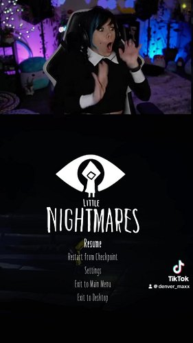 Started playing Little Nightmares the other night… chat felt the need to add some extra scares when I was obviously already s...