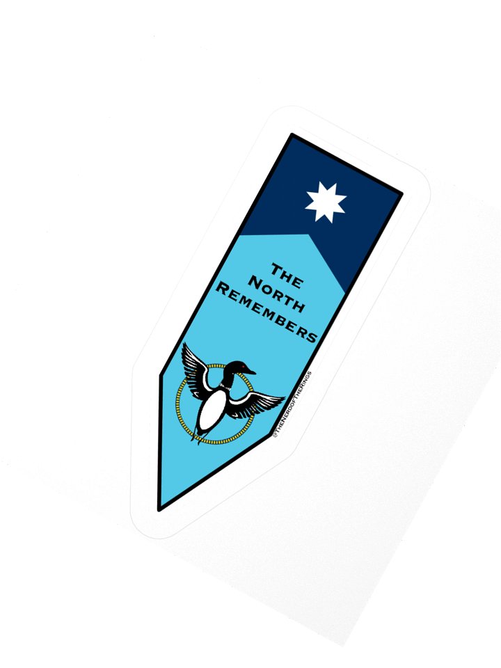 The North Remembers Loon Banner Sticker product image (6)