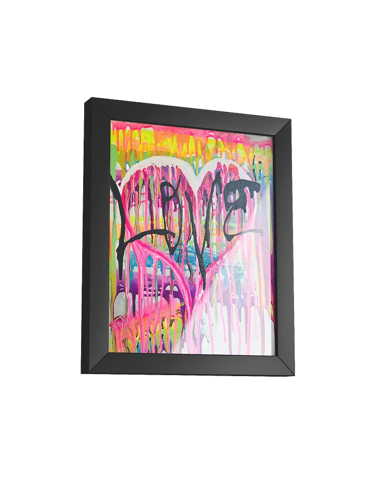 Graffiti Heart Framed Poster Print product image (2)