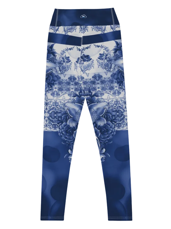 Koi-Porcelain-yoga leggings product image (7)