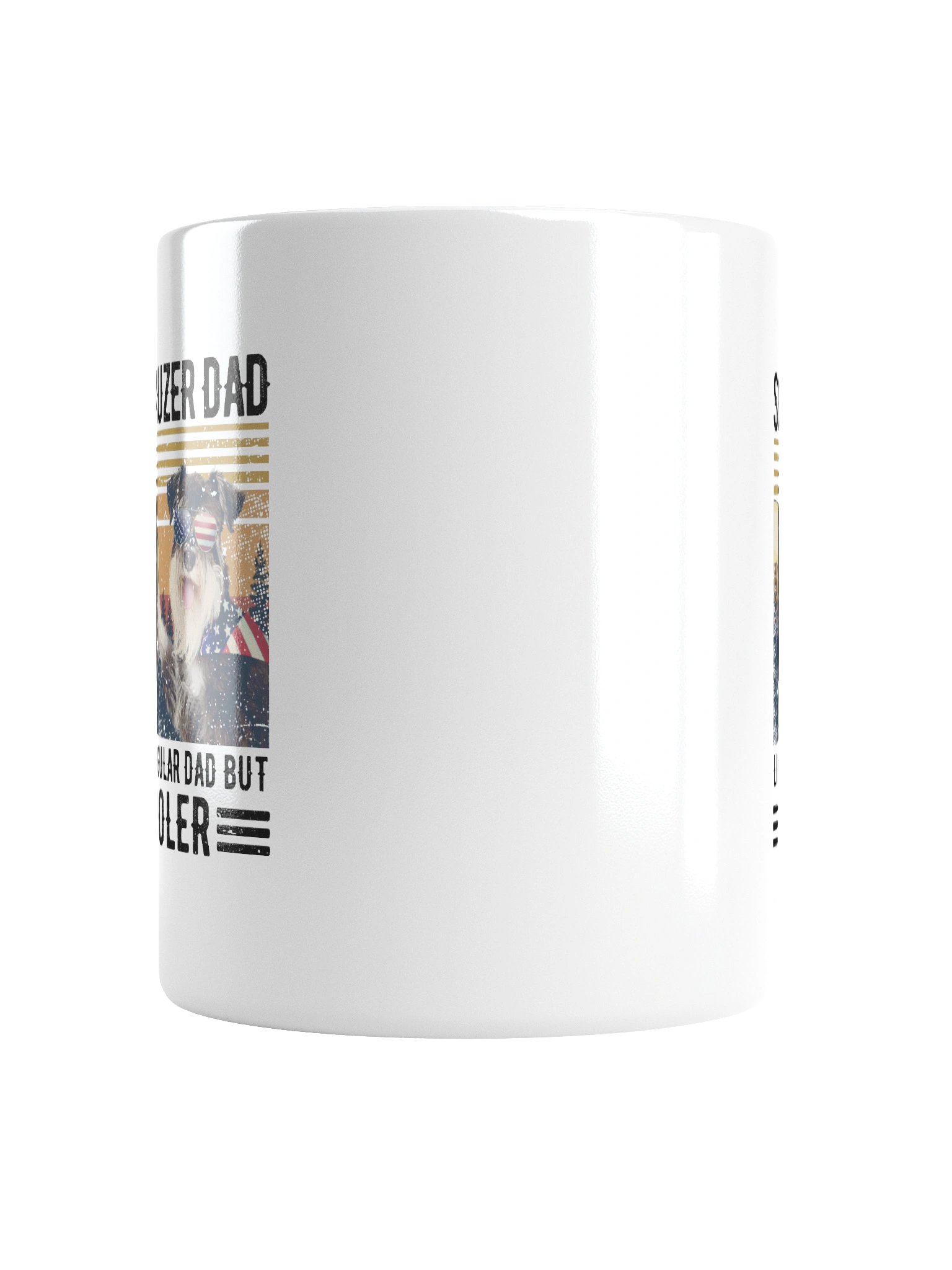 Schnauzer Dad: Like A Regular Dad But Cooler Coffee Mug product image (3)